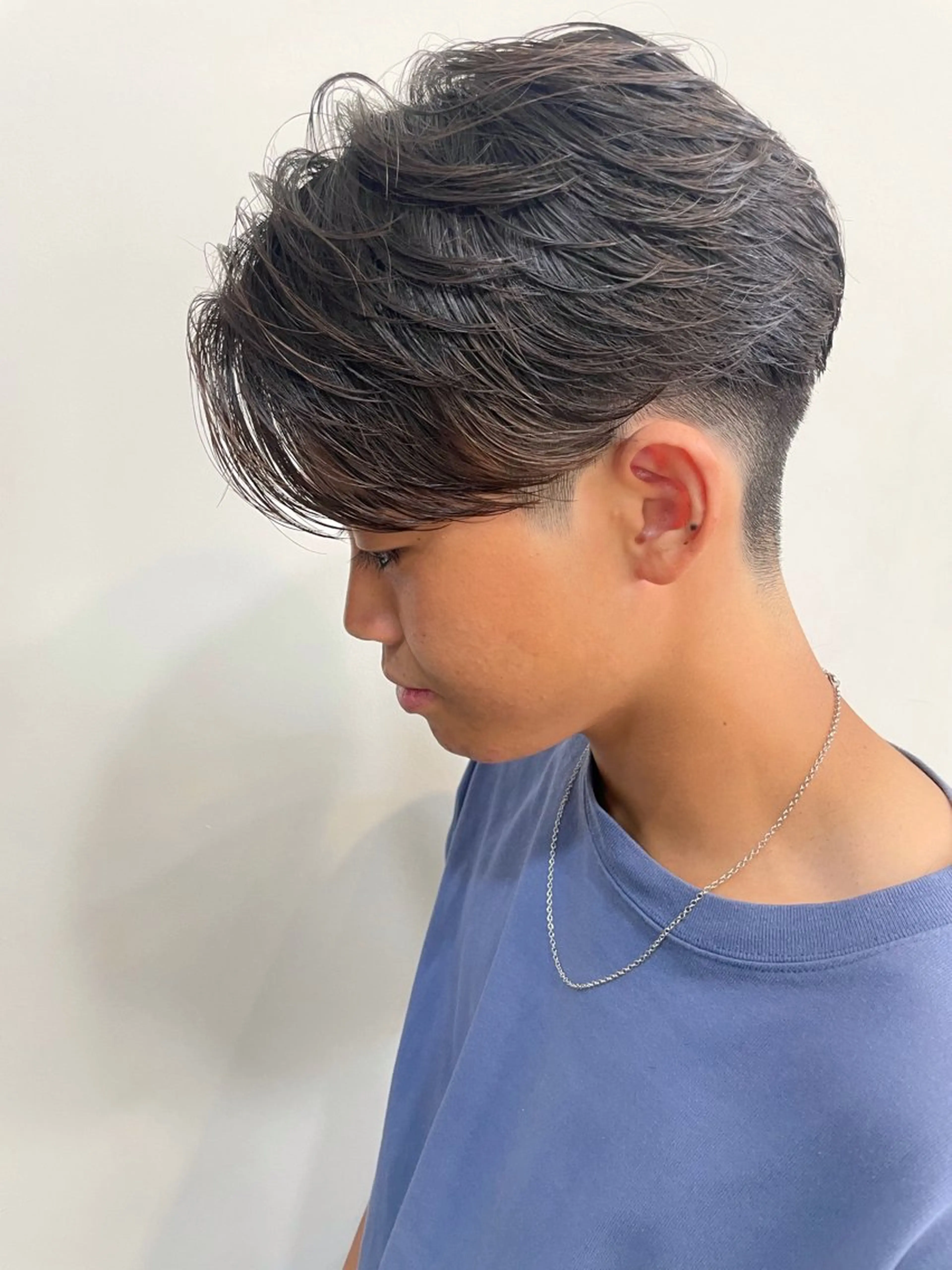 ショート パーマ メンズ カット パーマ メンズNO.1口コミ 高評価🟡三澤拓海✅のヘアスタイル