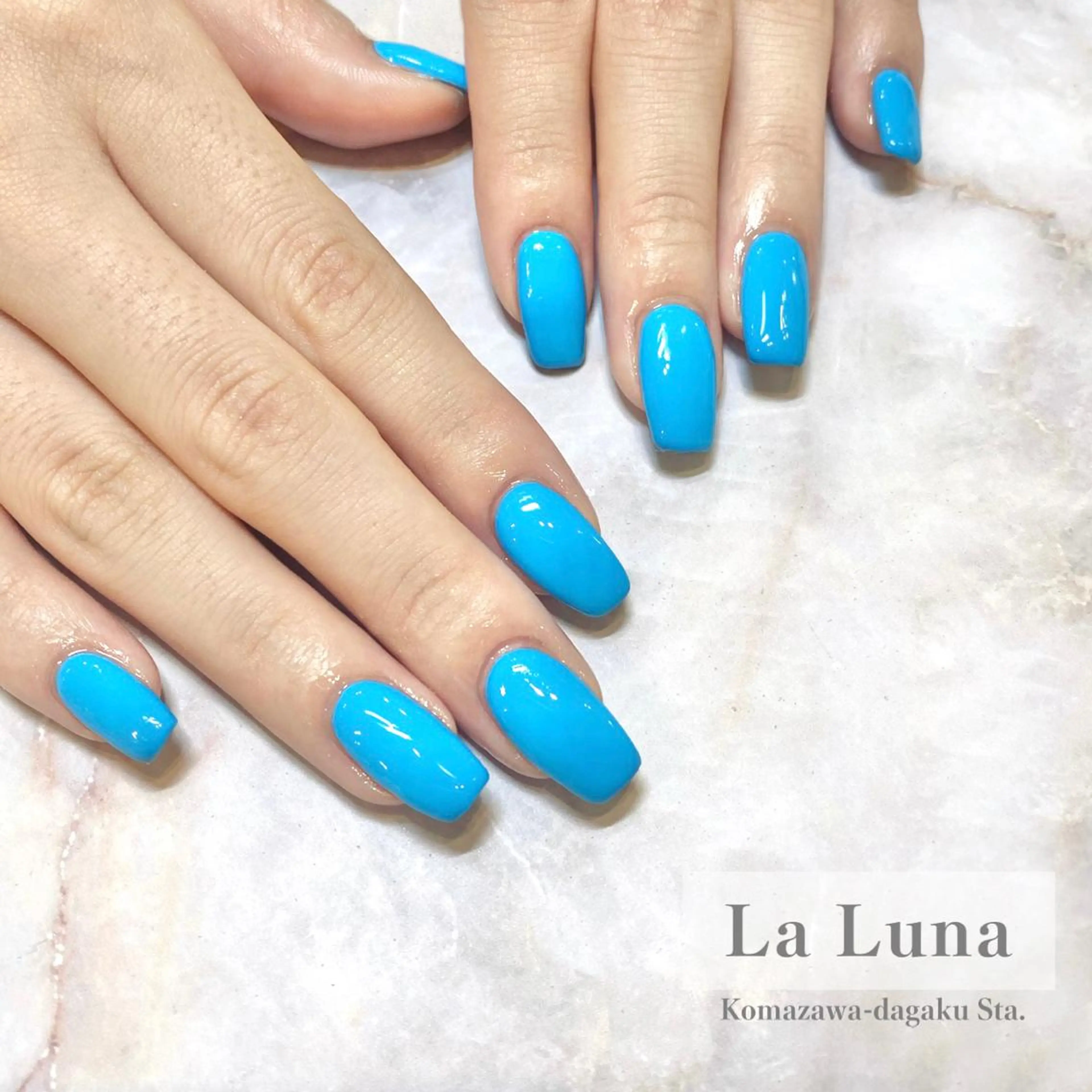 ネイル ワンカラーネイル ＬａＬｕｎａ🌙 natsukiのネイルデザイン