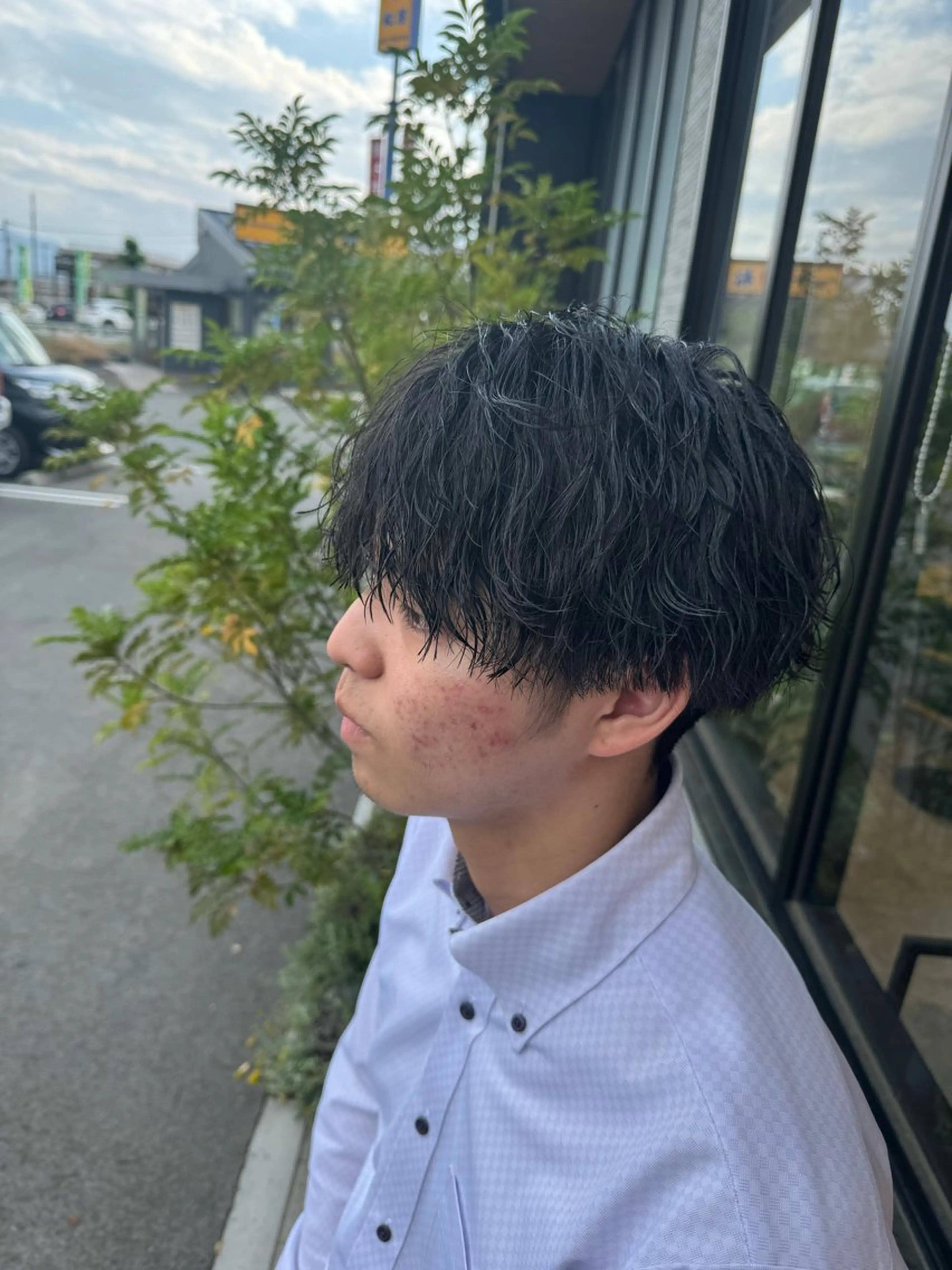 メンズ メンズパーマ 波巻きパーマ パーマ 保坂 瞭のヘアスタイル