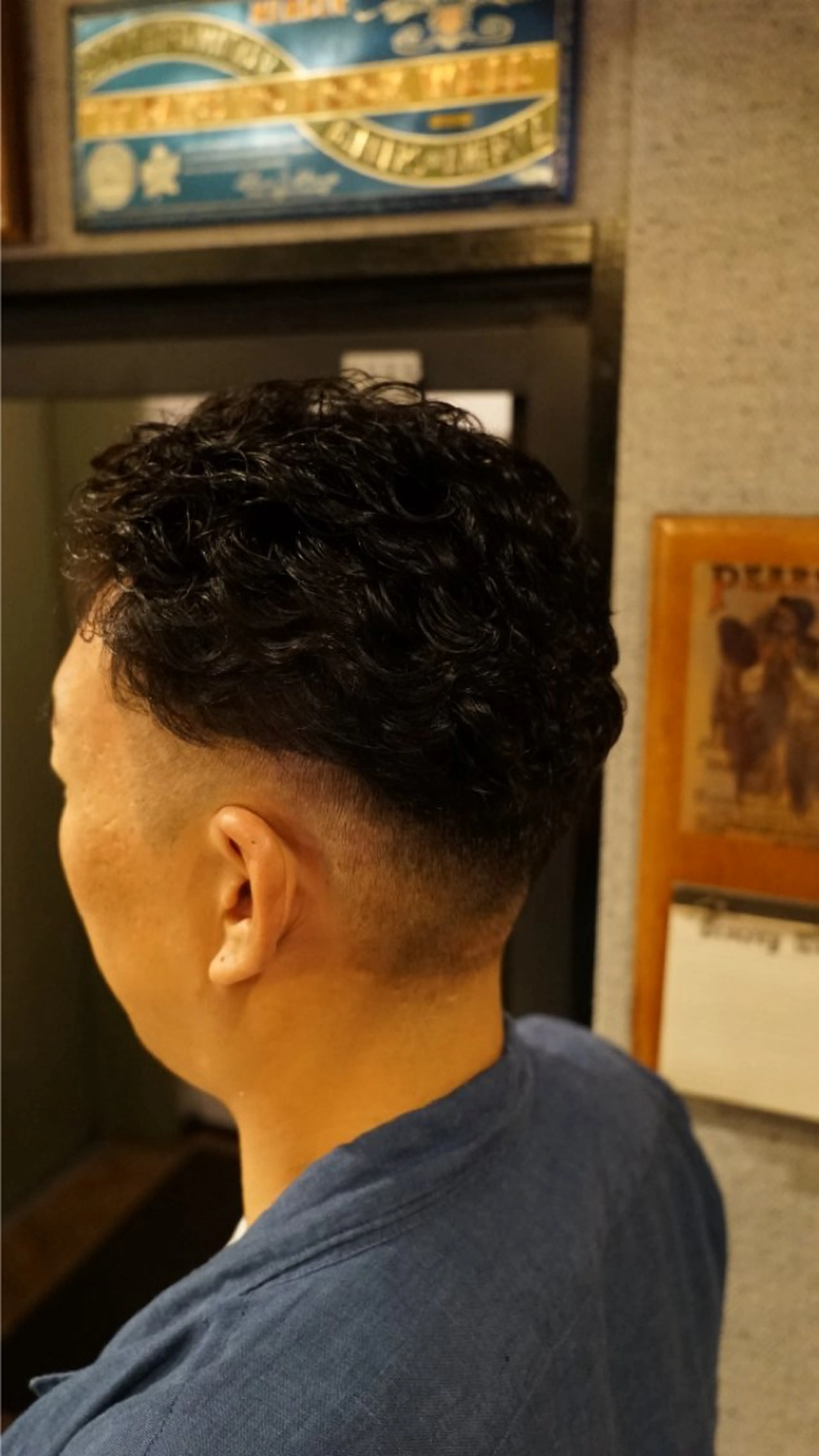 ショート メンズ メンズパーマ DAU BARBER SHOP所属・メンズショート/ 木下拓海のヘアスタイル