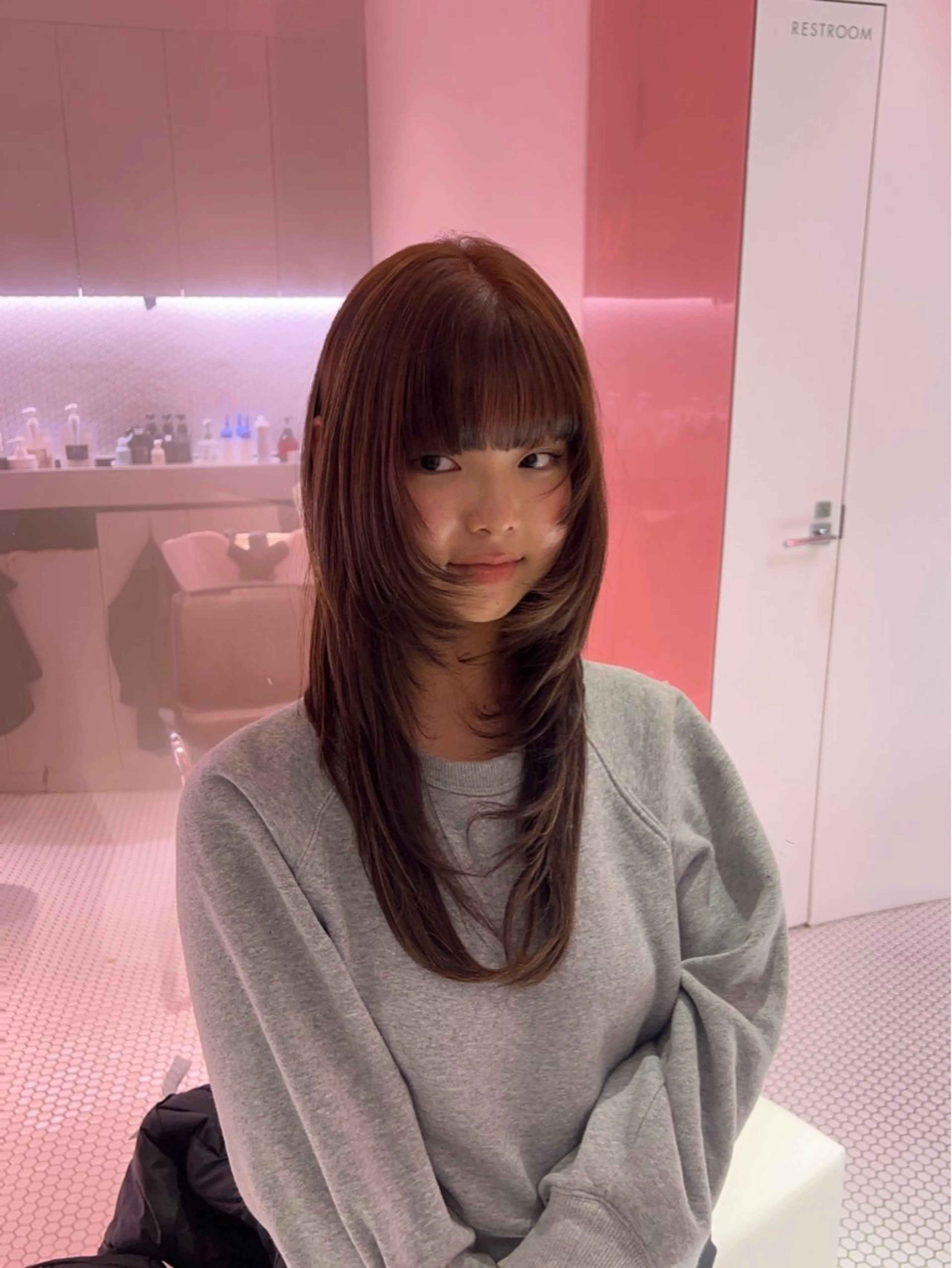 セミロング カラー wme所属・ANNA /wmeのヘアスタイル