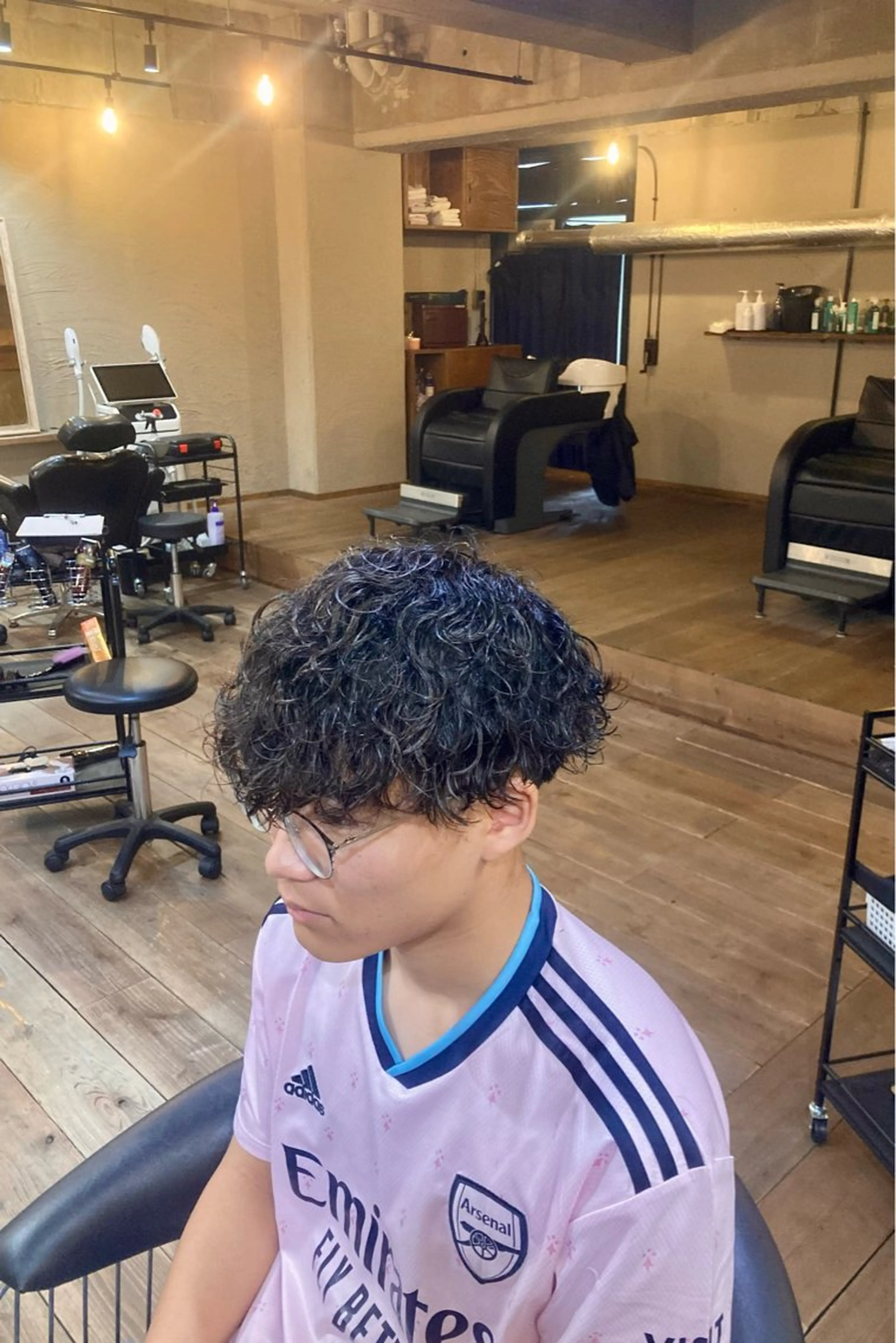 ショート カット パーマ 松原 亜琉のヘアスタイル