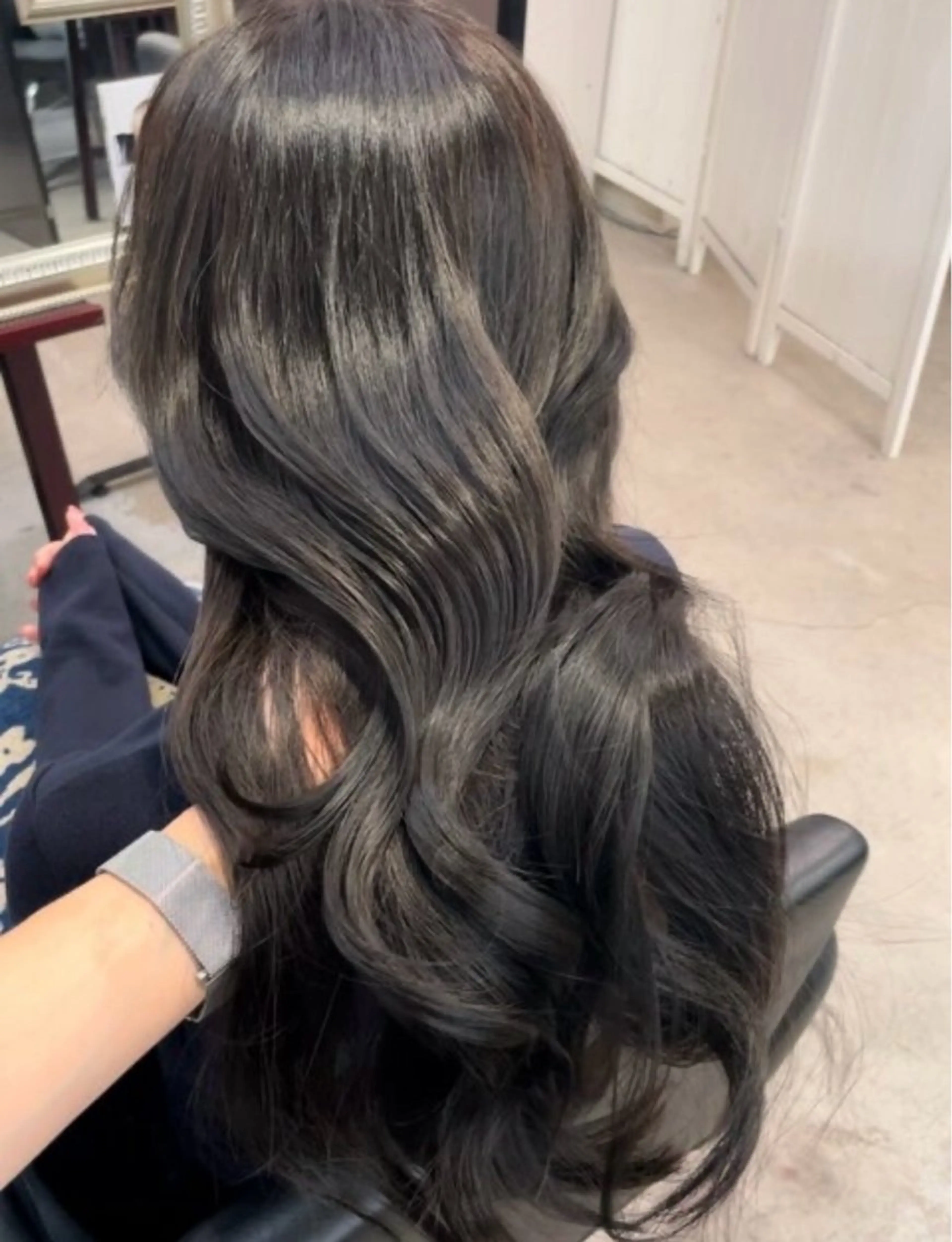 ロング カット トリートメント 透明感カラー・ 髪質改善🩵イケダのヘアスタイル