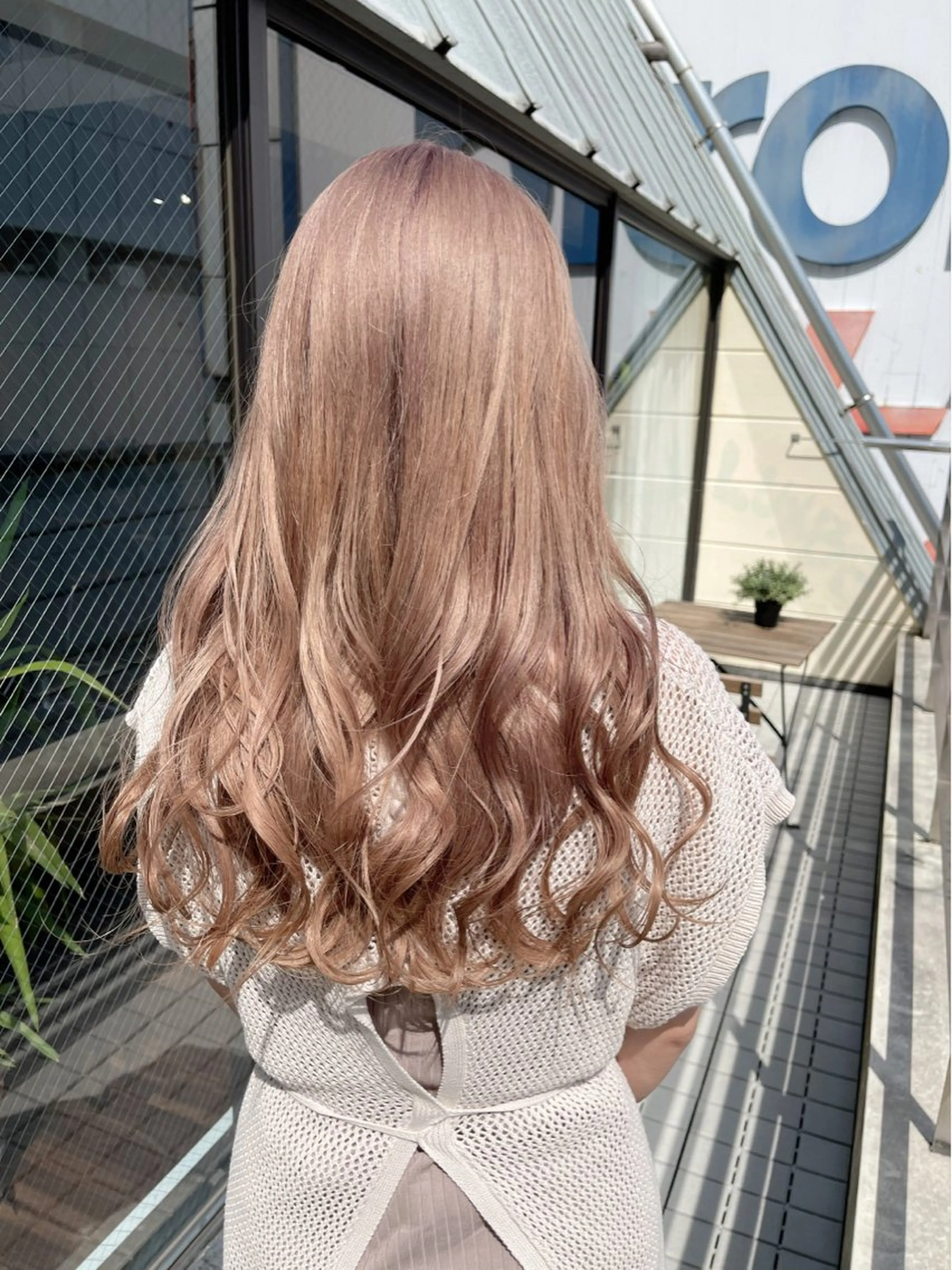 セミロング カラー ヘアアレンジ カット ヘアカラー トリートメント 心斎橋ダブルカラー ボブ/レイヤーのヘアスタイル