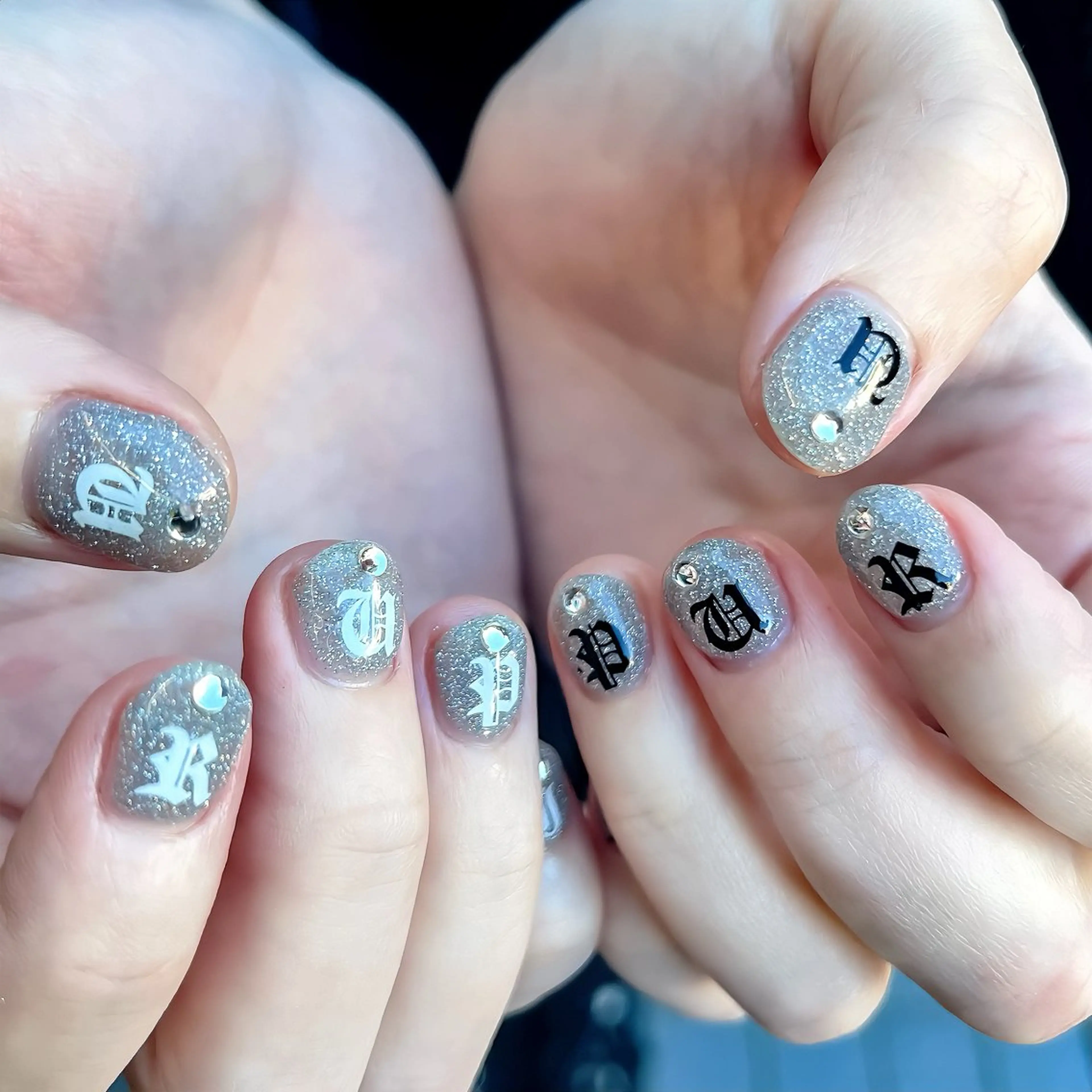 ネイル チークネイル フラッシュネイル グラデーション ラメ(グリッター) ラメグラデーション ハンドネイル 🫧OPELIA NAIL渋谷🫧のネイルデザイン