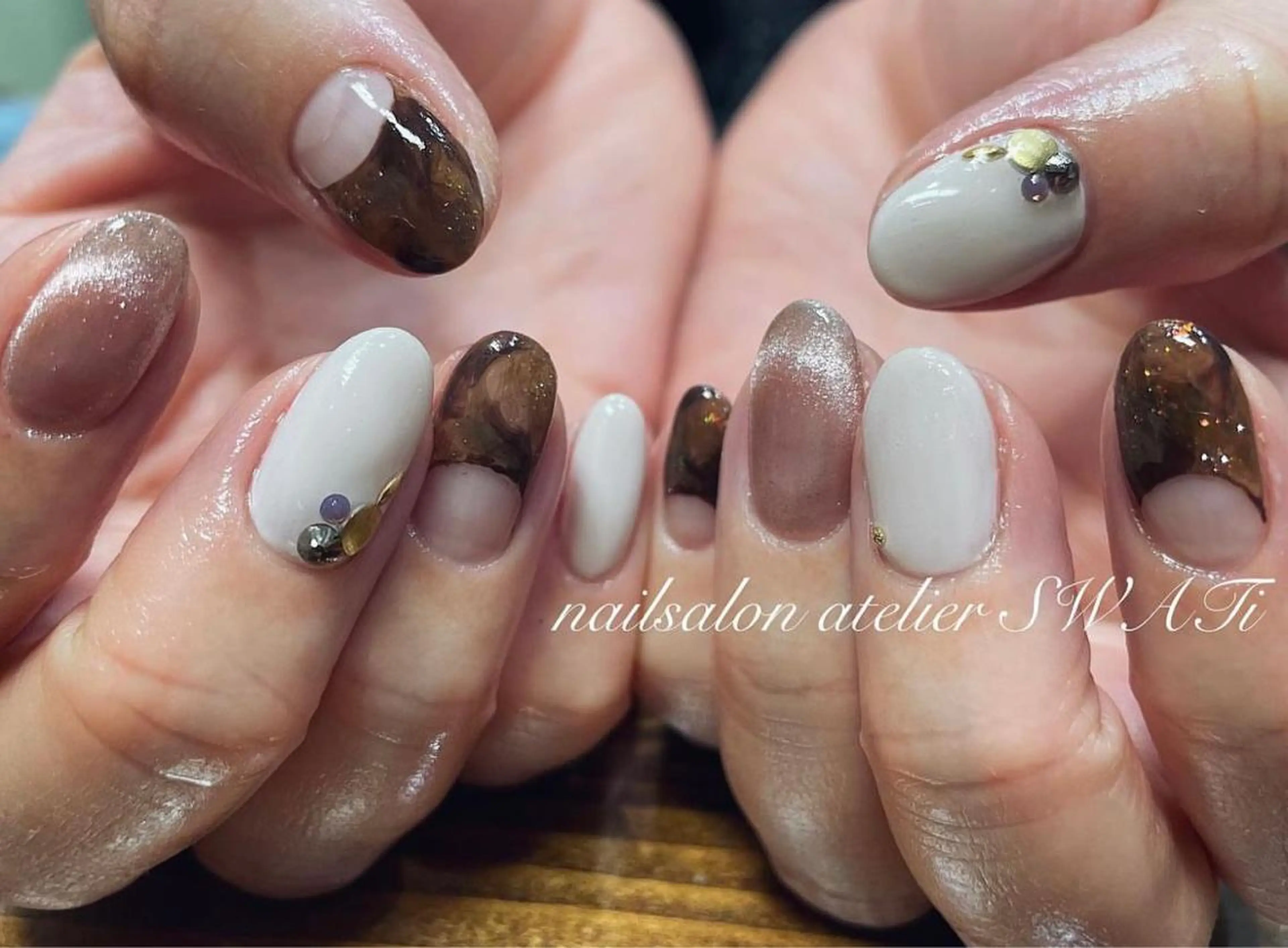 ネイル ヘアーサロン大野所属・nailsalon SWATiのネイルデザイン