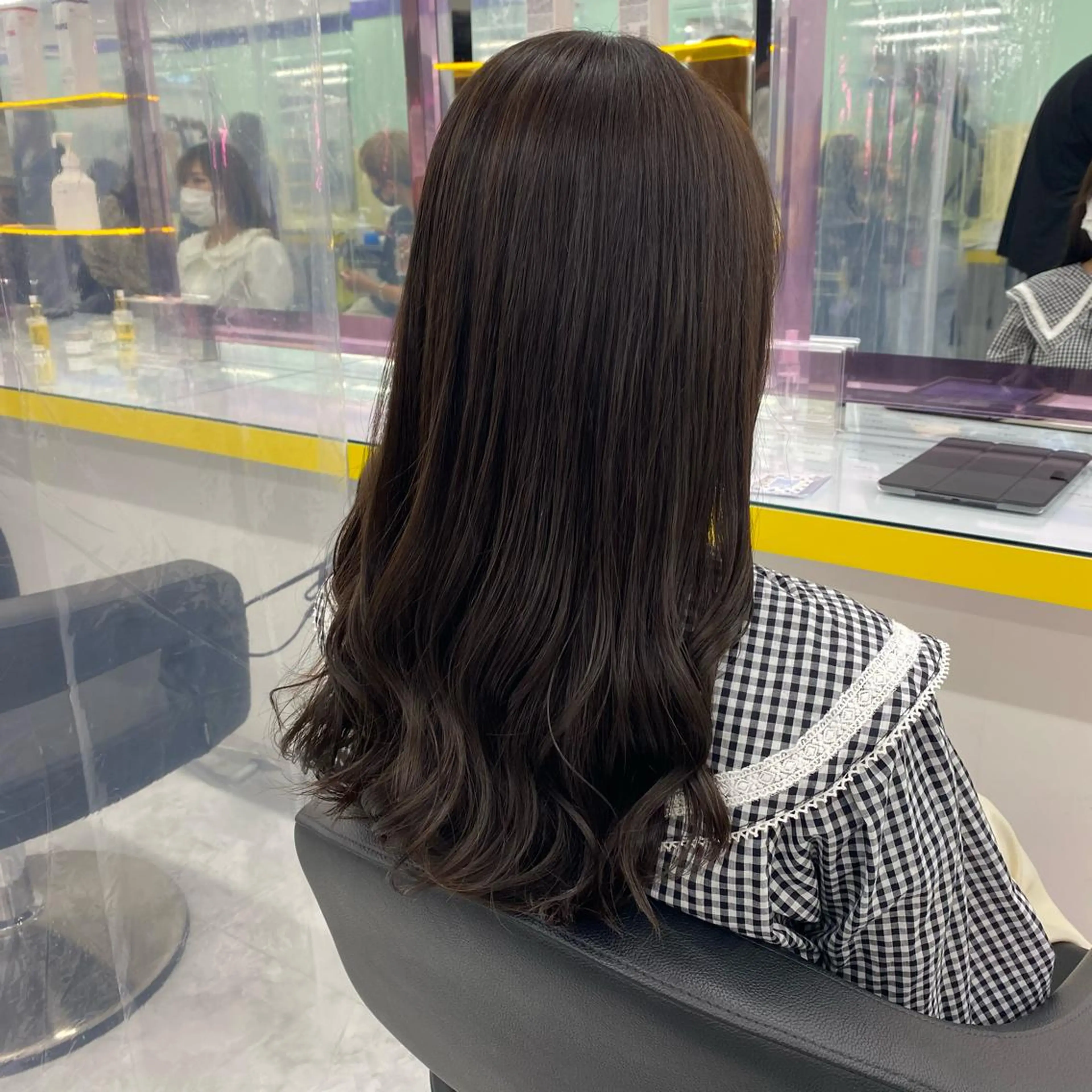 セミロング カラー ヘアアレンジ ヘアカラー トリートメント GOTODAY shair salon 横浜mare店所属・透明感抜群カラー mai🍑♡のヘアスタイル