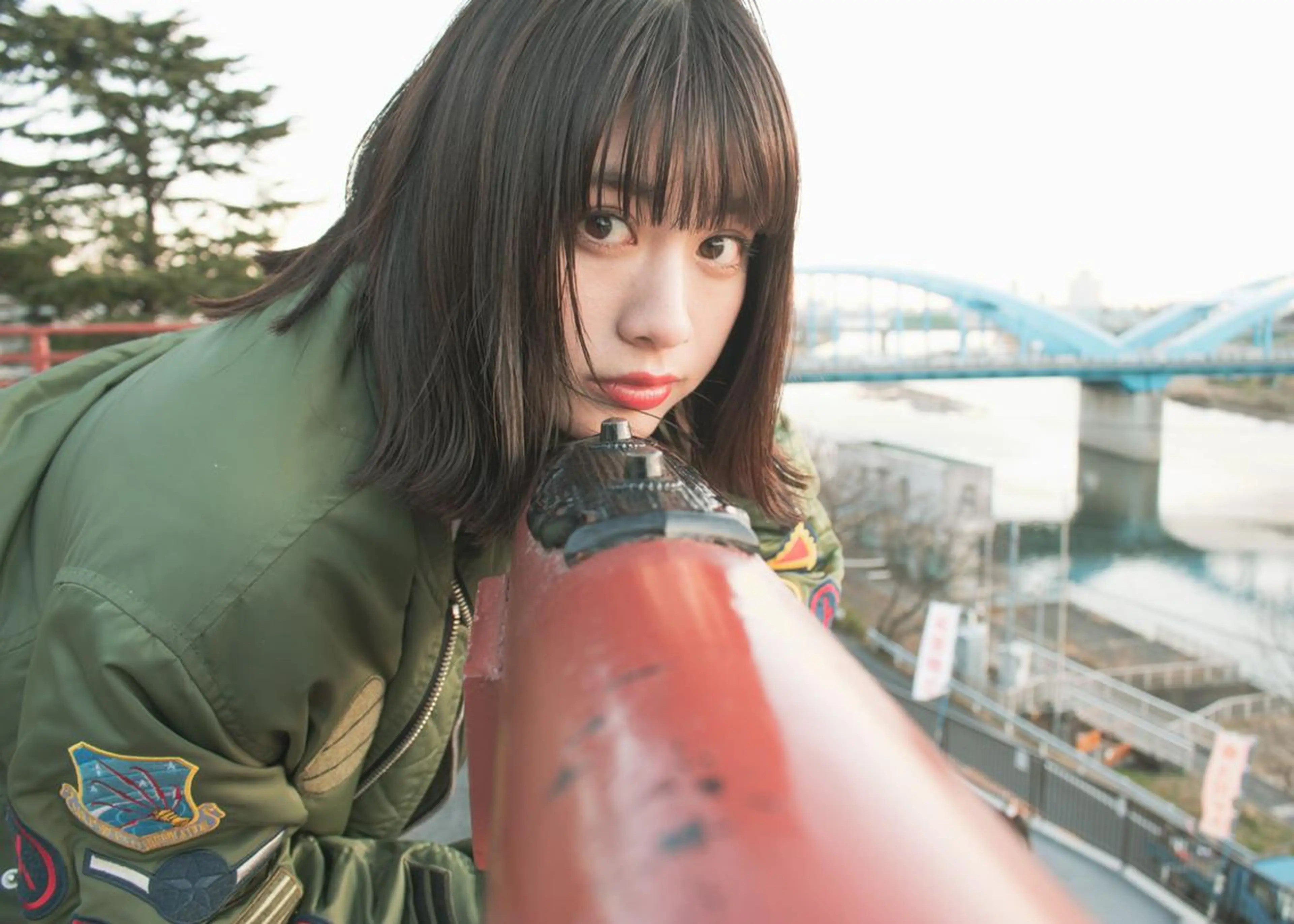 ミディアム gite カワムラナオキのヘアスタイル