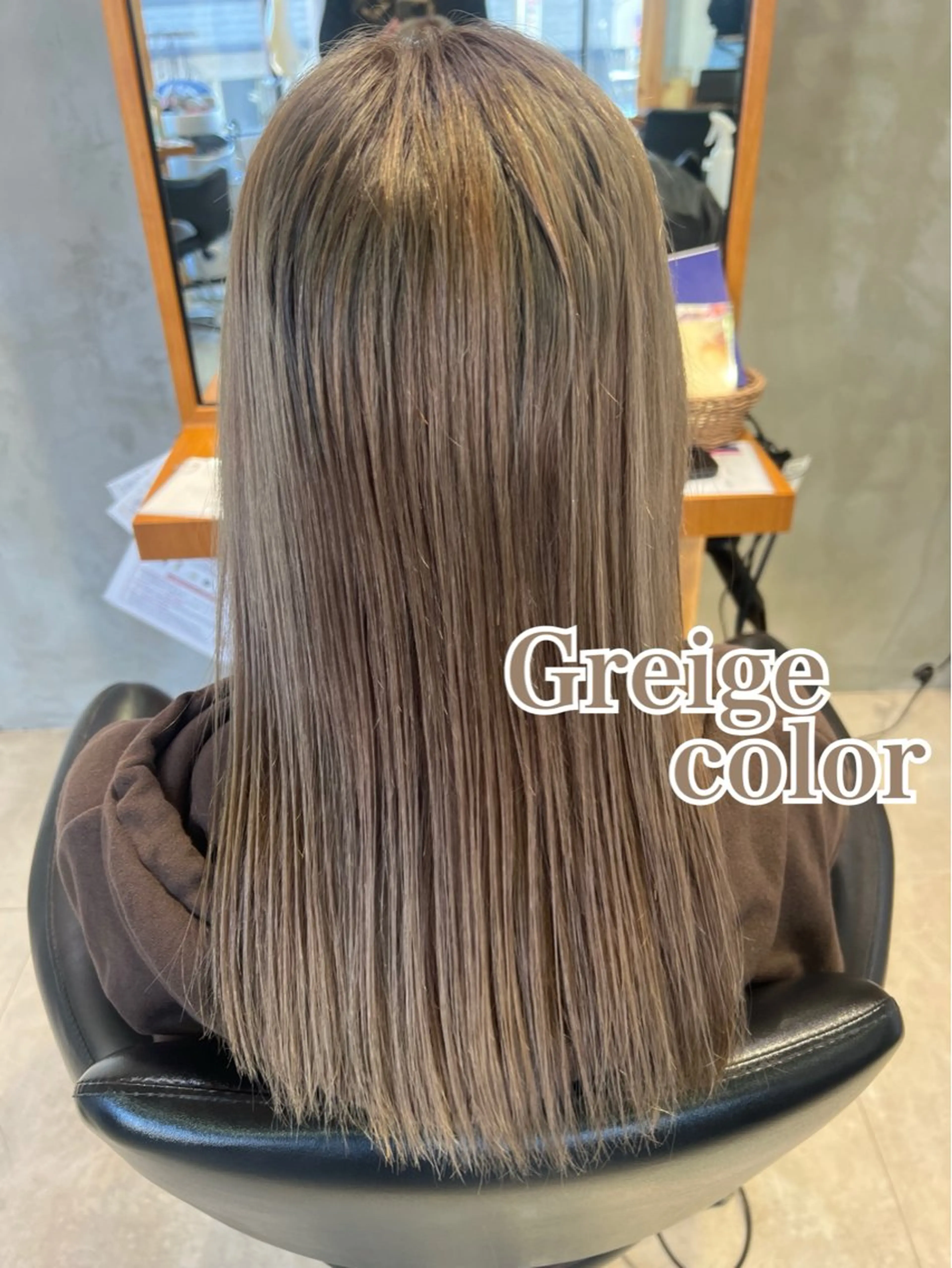 ロング カラー _WHITE+ 南海難波店所属・水素カラー/ 髪質改善水素/そらねのヘアスタイル