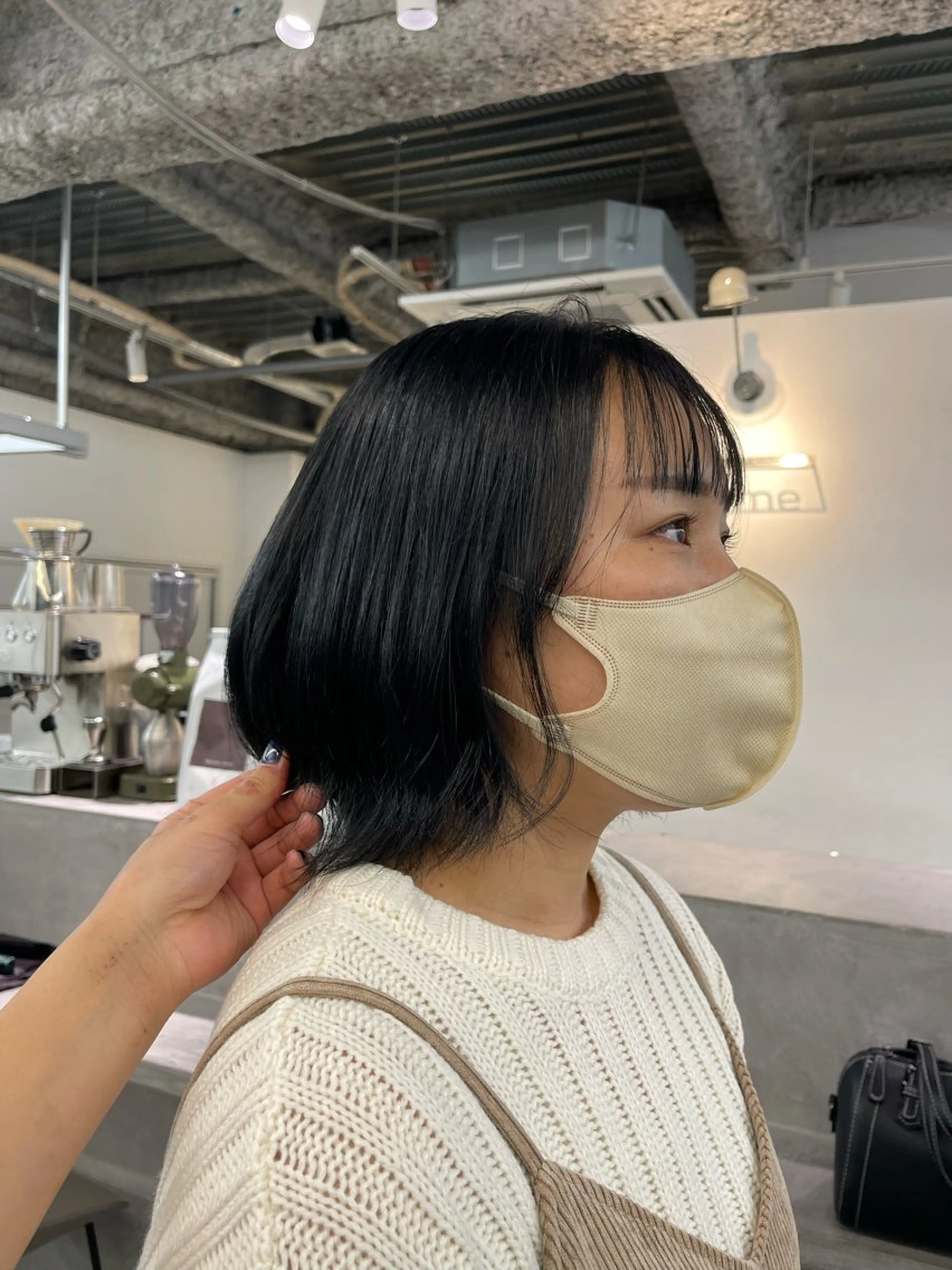 ショート カラー パーマ イージーパーマ募集 平口はのんのヘアスタイル