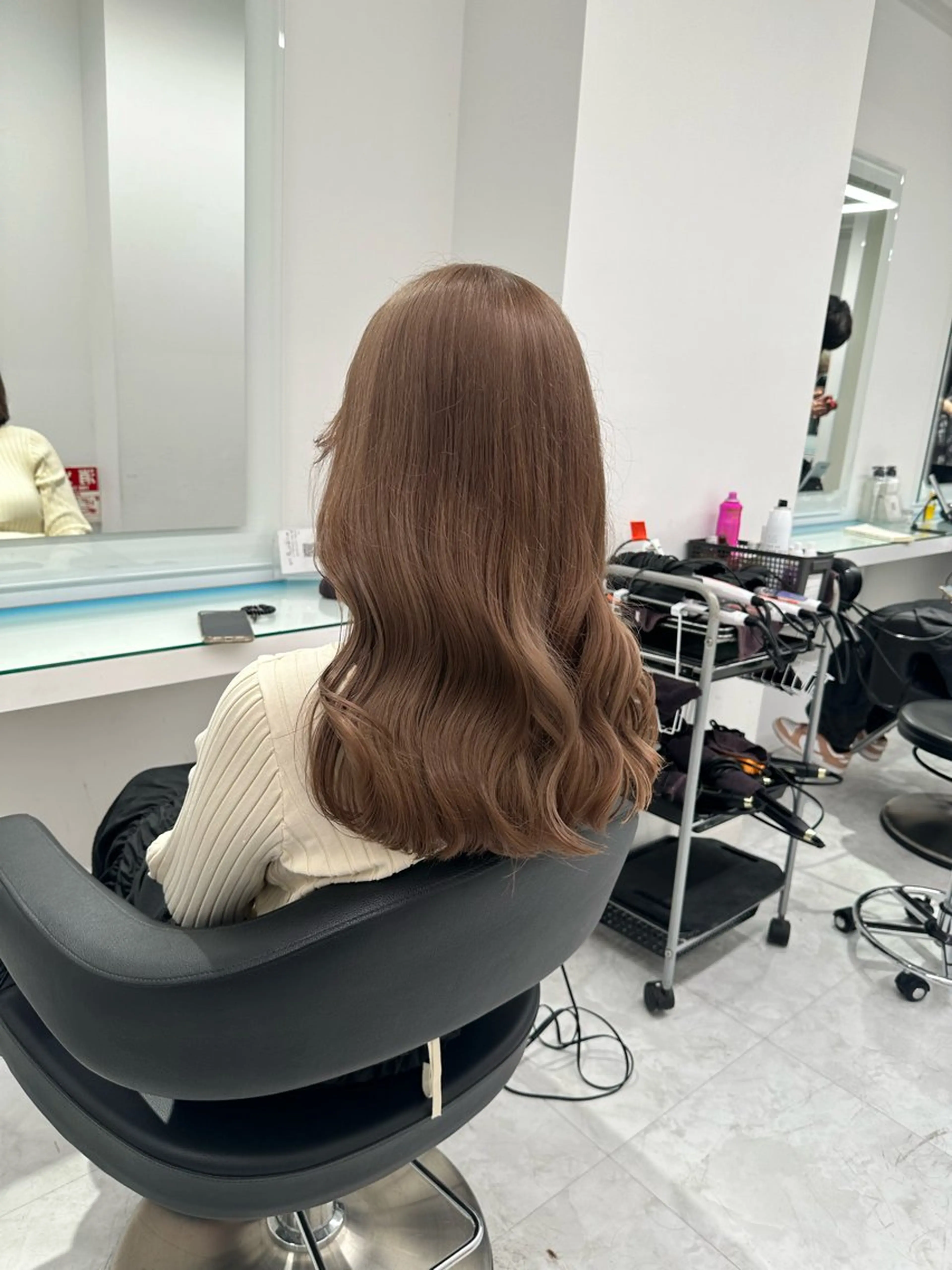 カラー マンツーマン/原宿/ 透明感カラー⭐️のヘアスタイル