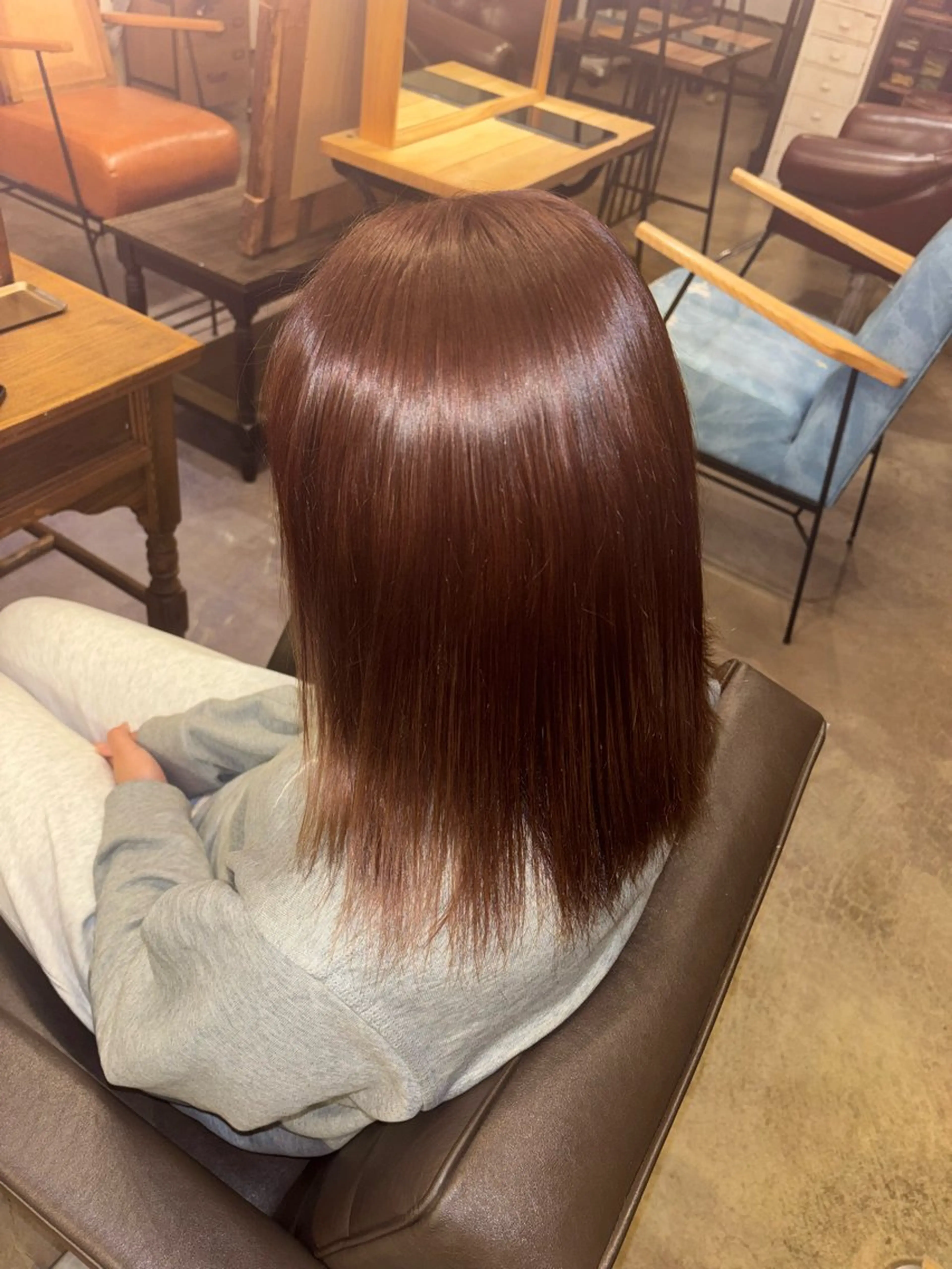 ミディアム ヘアカラー 🎀くがや あいり🎀のヘアスタイル