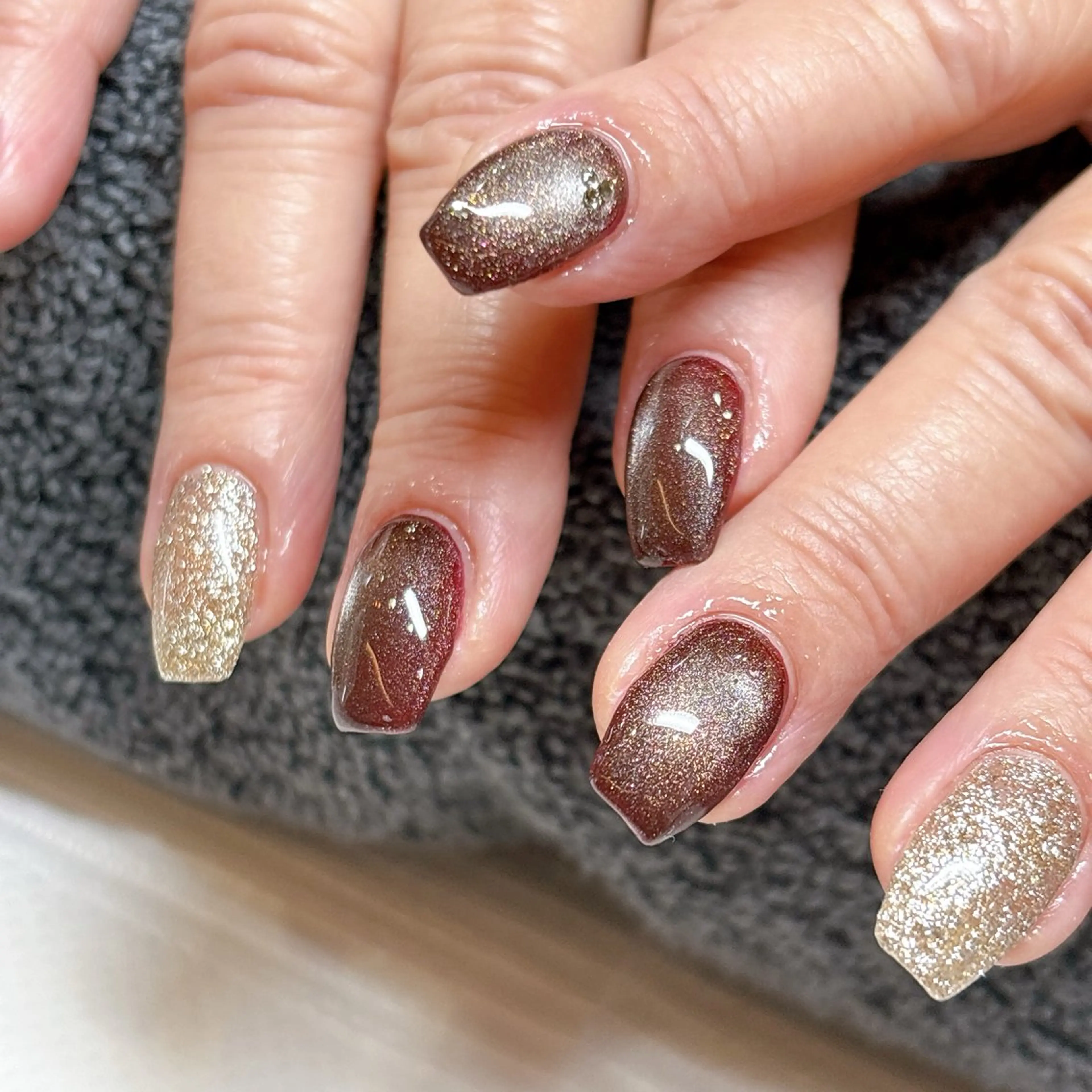 ネイル マグネットネイル ハンドネイル 大澤 香奈子のネイルデザイン