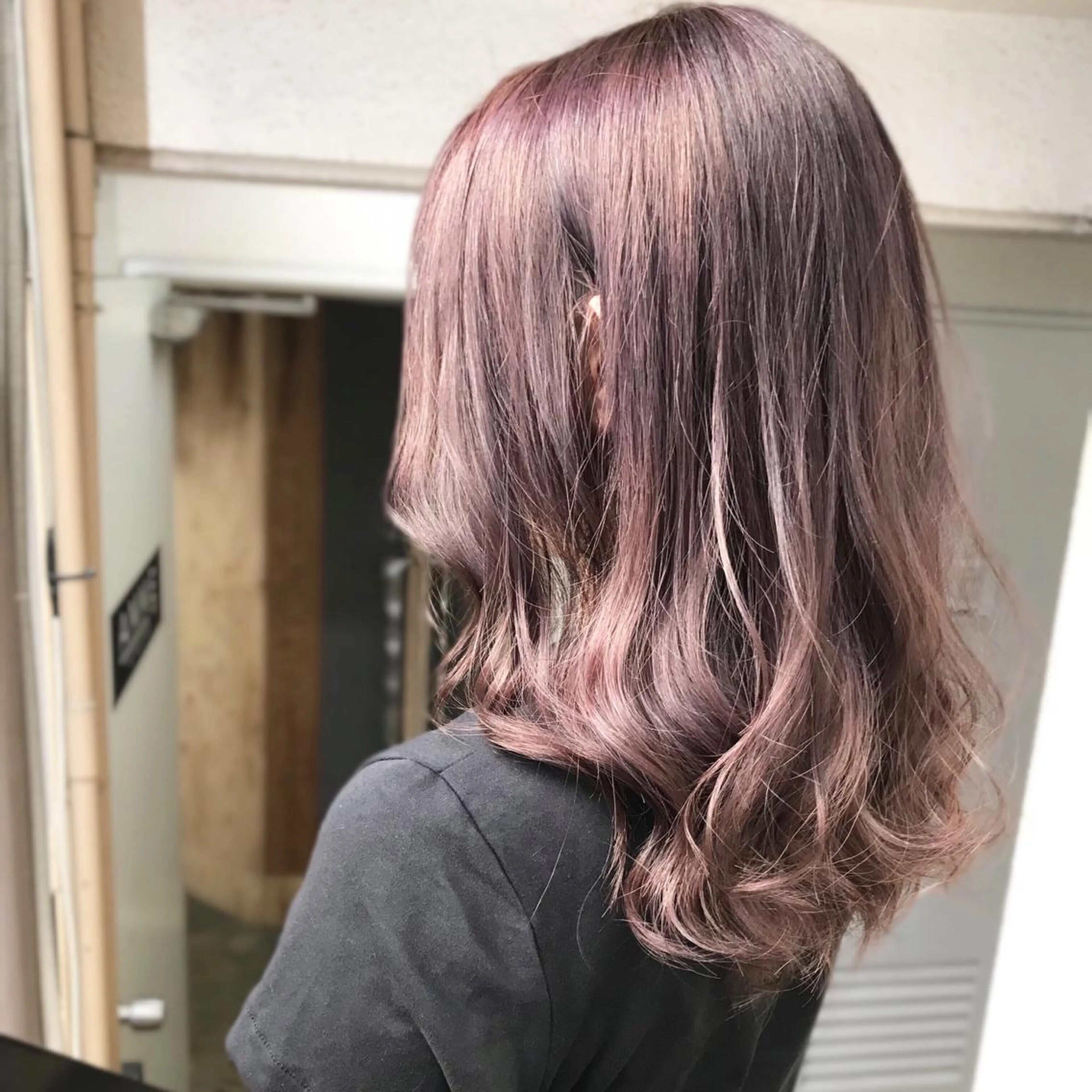 ミディアム カラー ピンクカラー カット ヘアカラー トリートメント 💎髪質改善💎 デザイナーshinのヘアスタイル