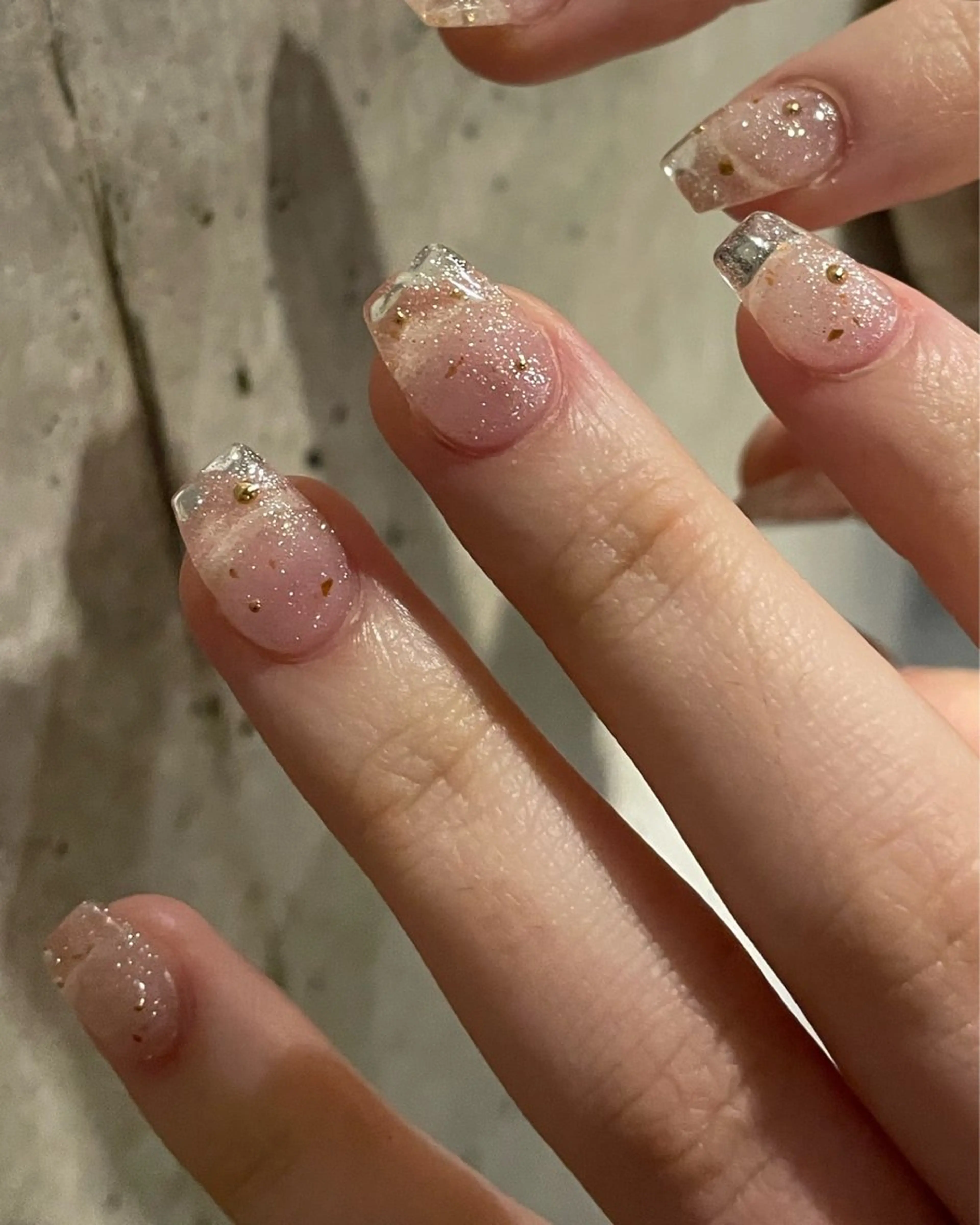 ネイル クリアネイル フレンチネイル Manon Yuiのネイルデザイン