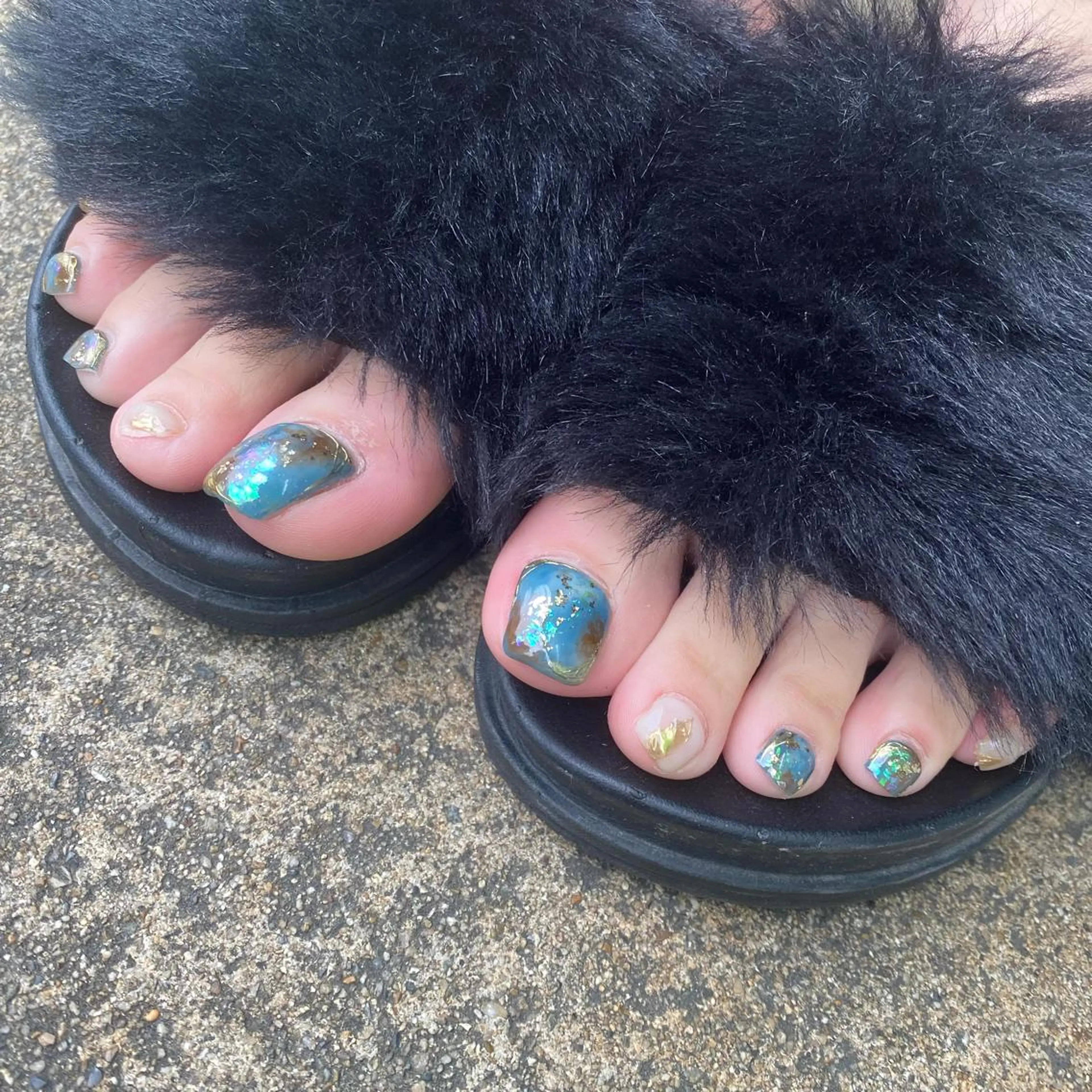 ネイル フットネイル Lunanail Reiのネイルデザイン