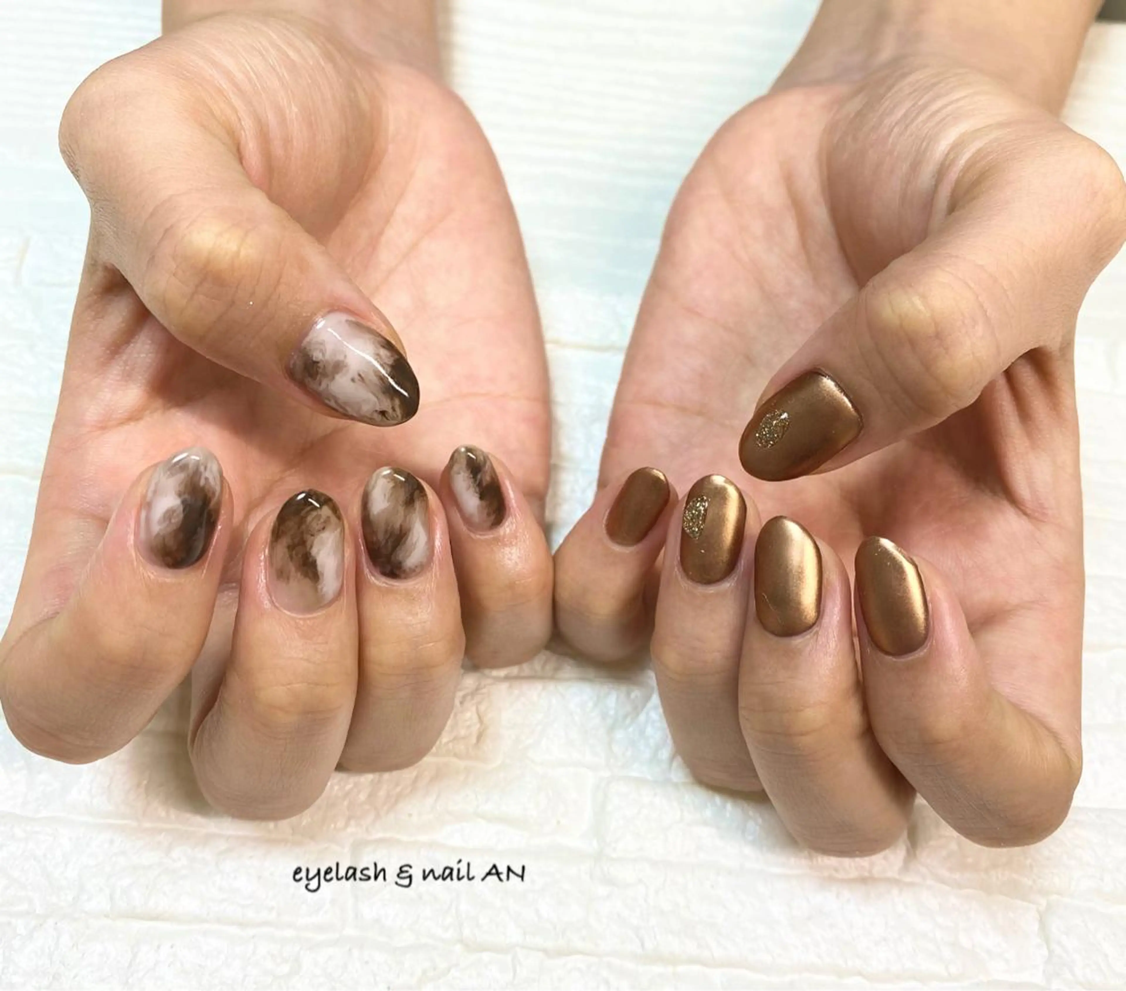 ネイル フラッシュネイル ラメ(グリッター) ハンドネイル eyelash & nail  AN所属・eyelash & nail  ＡＮのマツエク・マツパデザイン