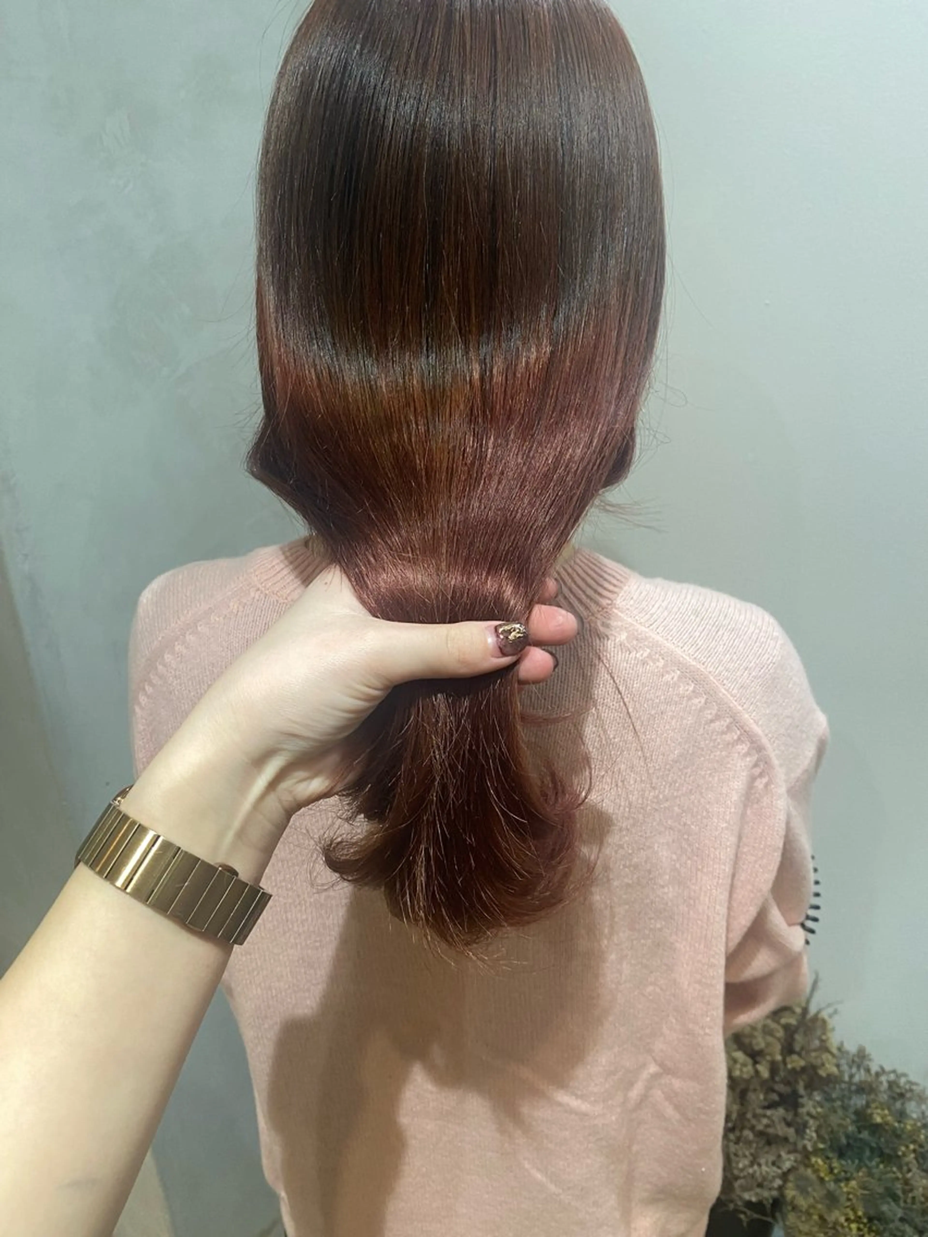ロング カラー ヘアカラー トリートメント otoha✳︎ くすみカラーのヘアスタイル