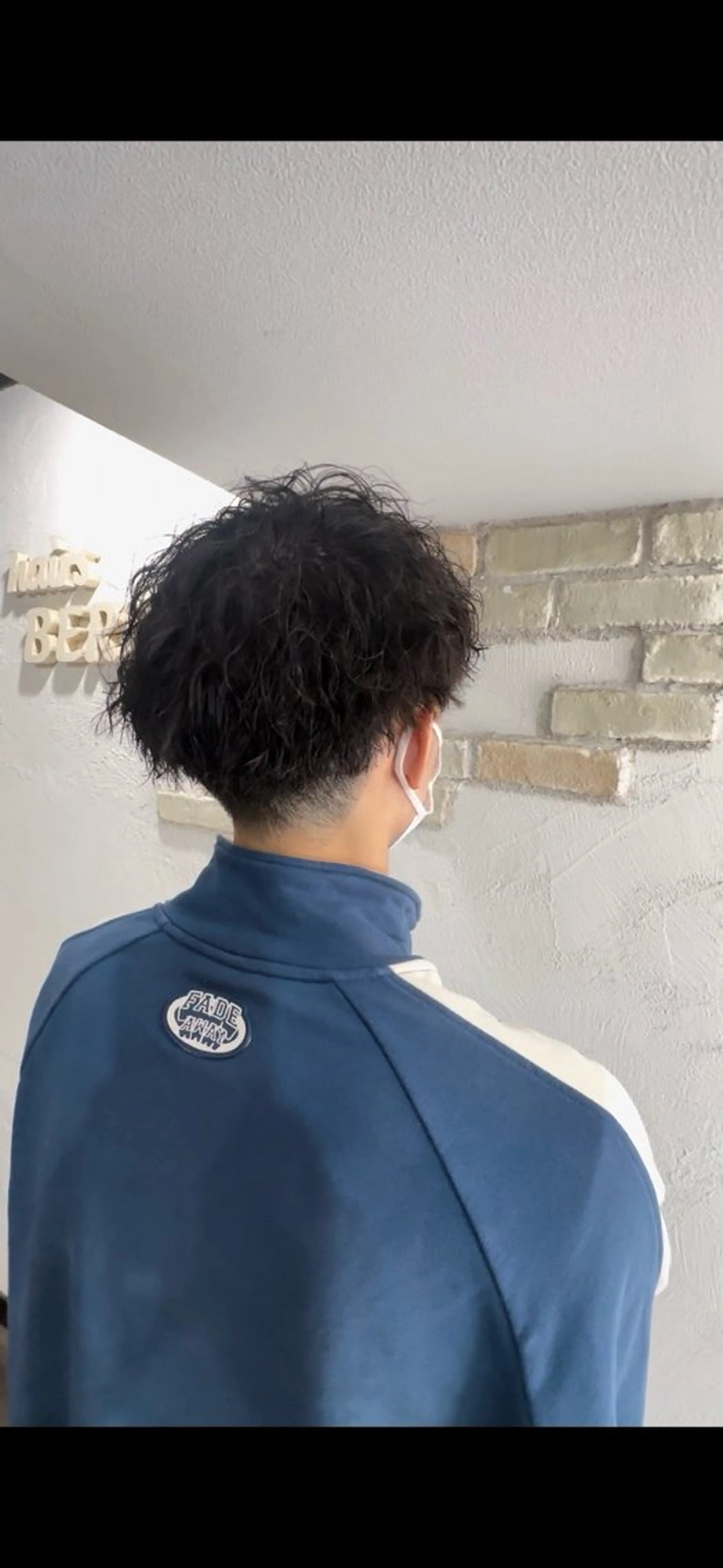 ミディアム パーマ ヘアーズベリー 藤本のヘアスタイル