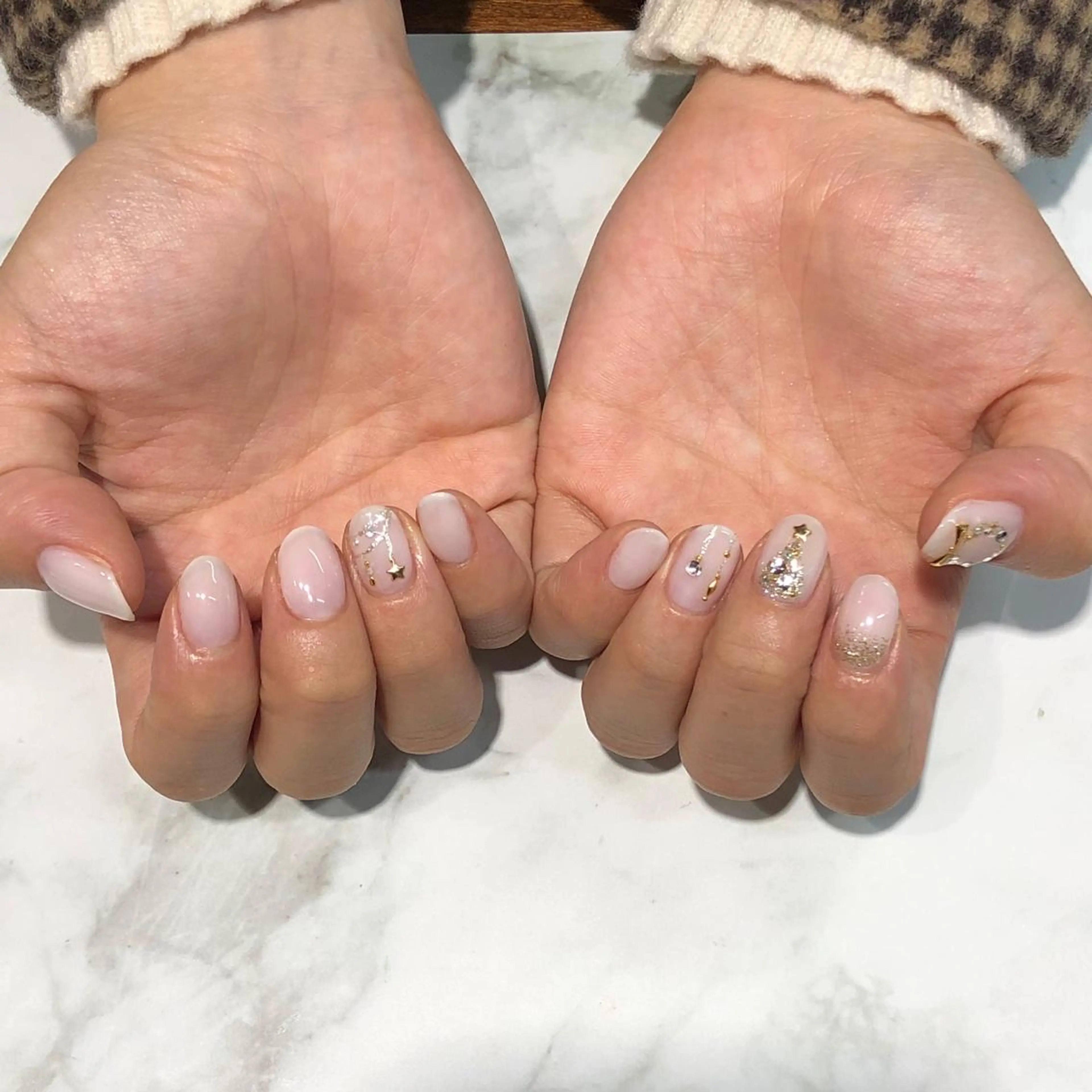 ネイル 冬ネイル クリスマス 近藤 あみのネイルデザイン