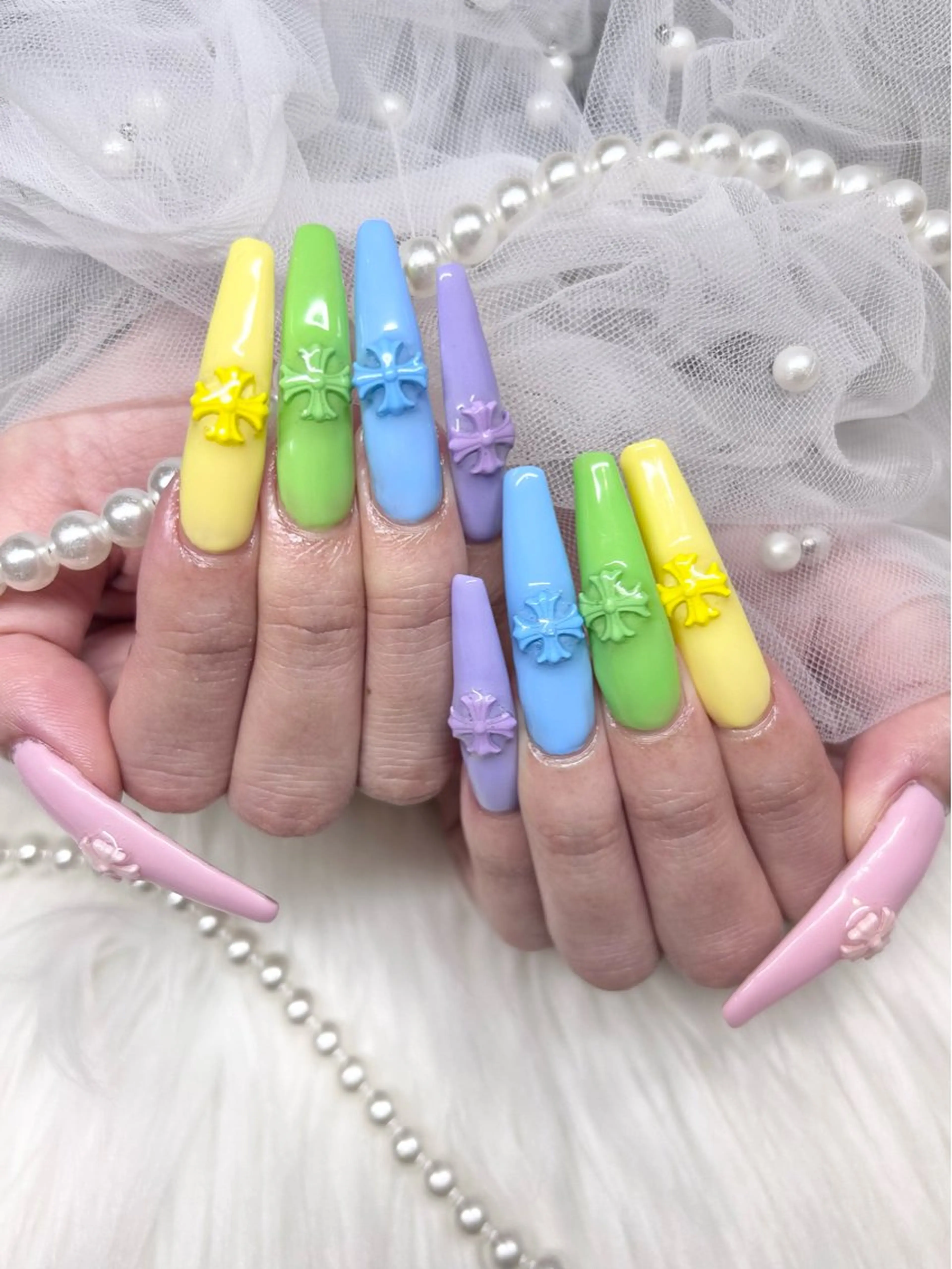 ネイル ハンドネイル Lumo所属・めろち ちゃんのネイルデザイン
