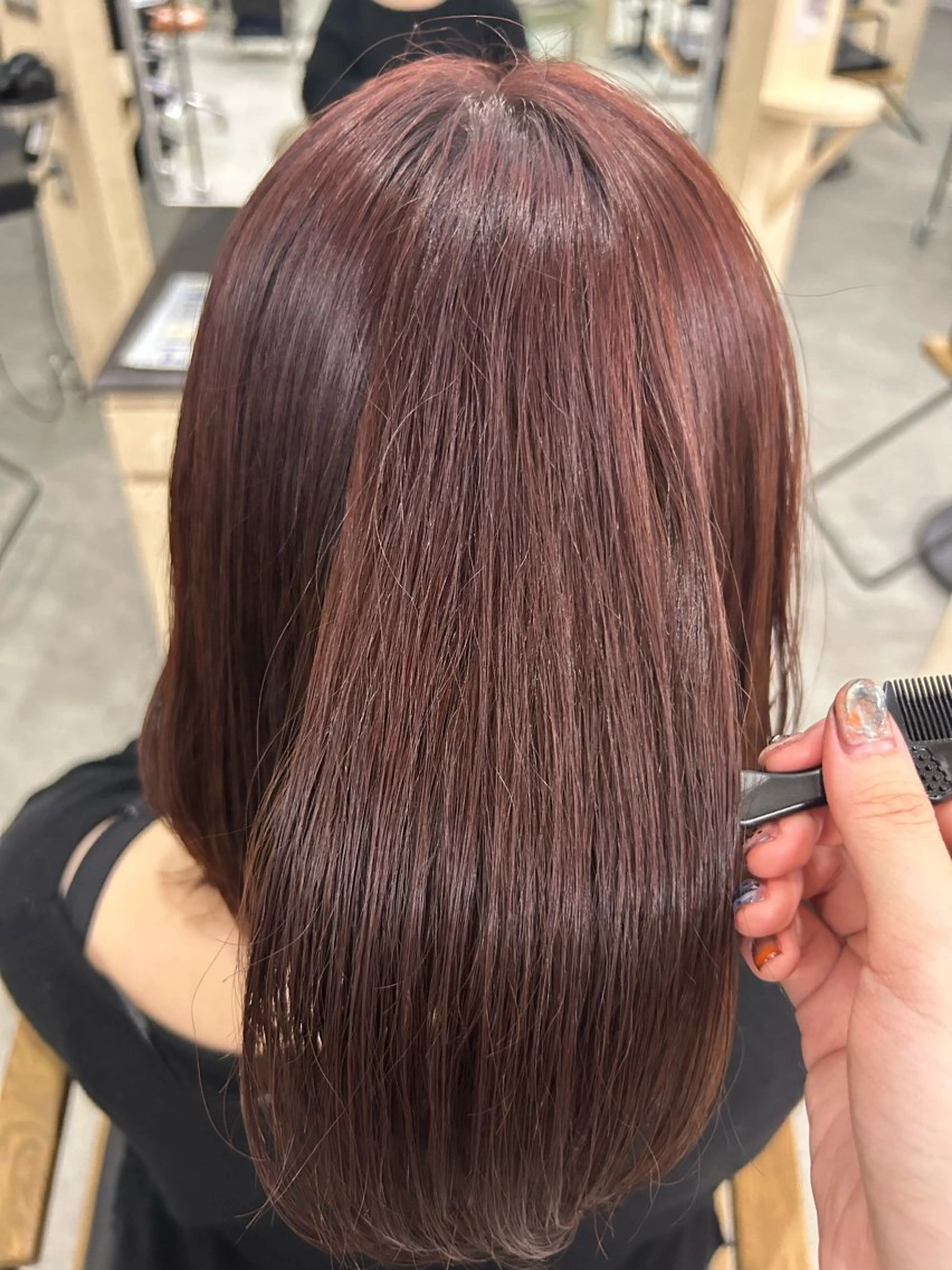 カラー 古川 みやこのヘアスタイル
