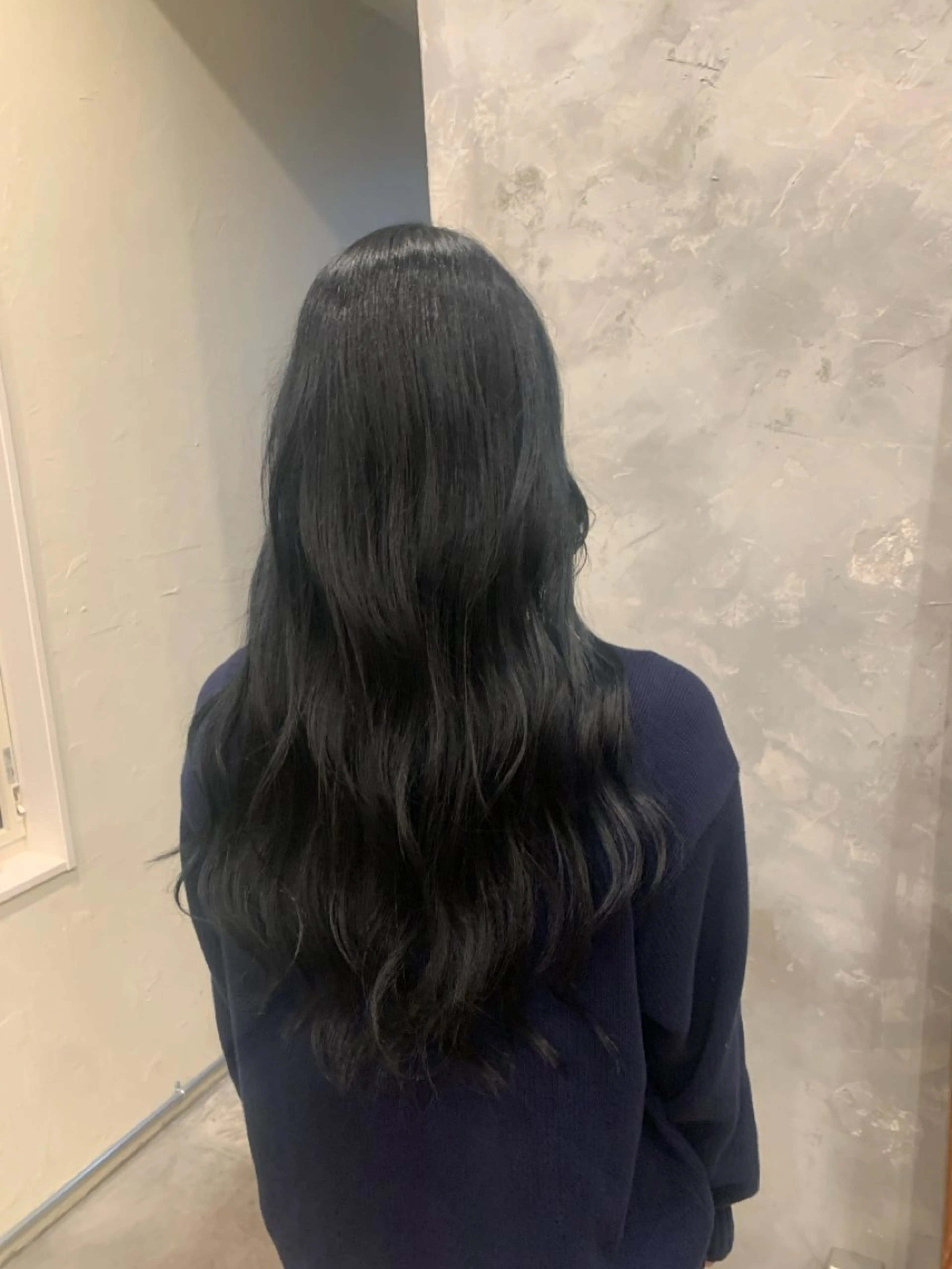 カラー 黒髪 グレーブラック ヘアカラー BLUCK所属・優衣 /山形/ BLUCK hairのヘアスタイル