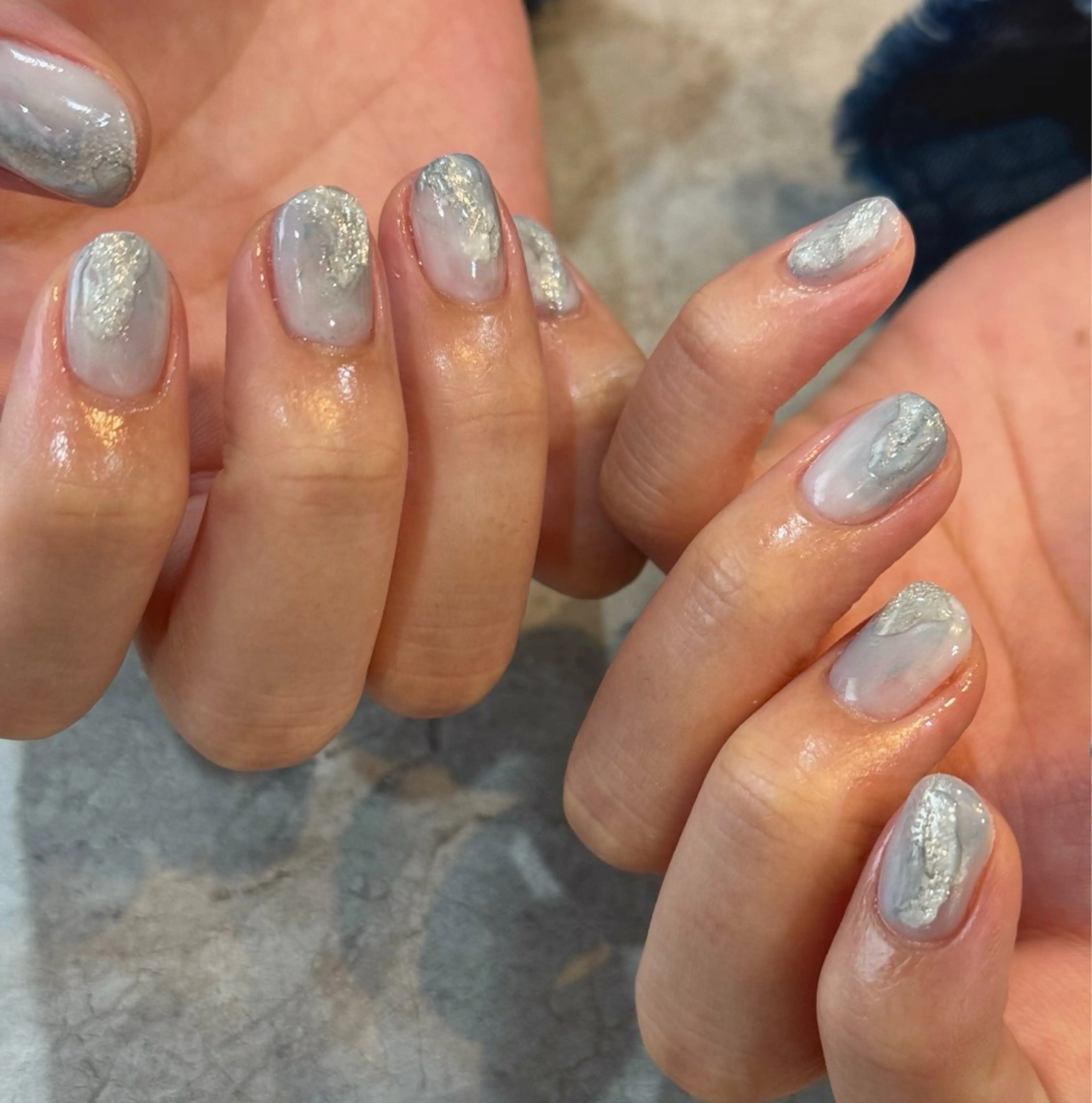 ネイル ニュアンスネイル ハンドネイル Blé nailのネイルデザイン