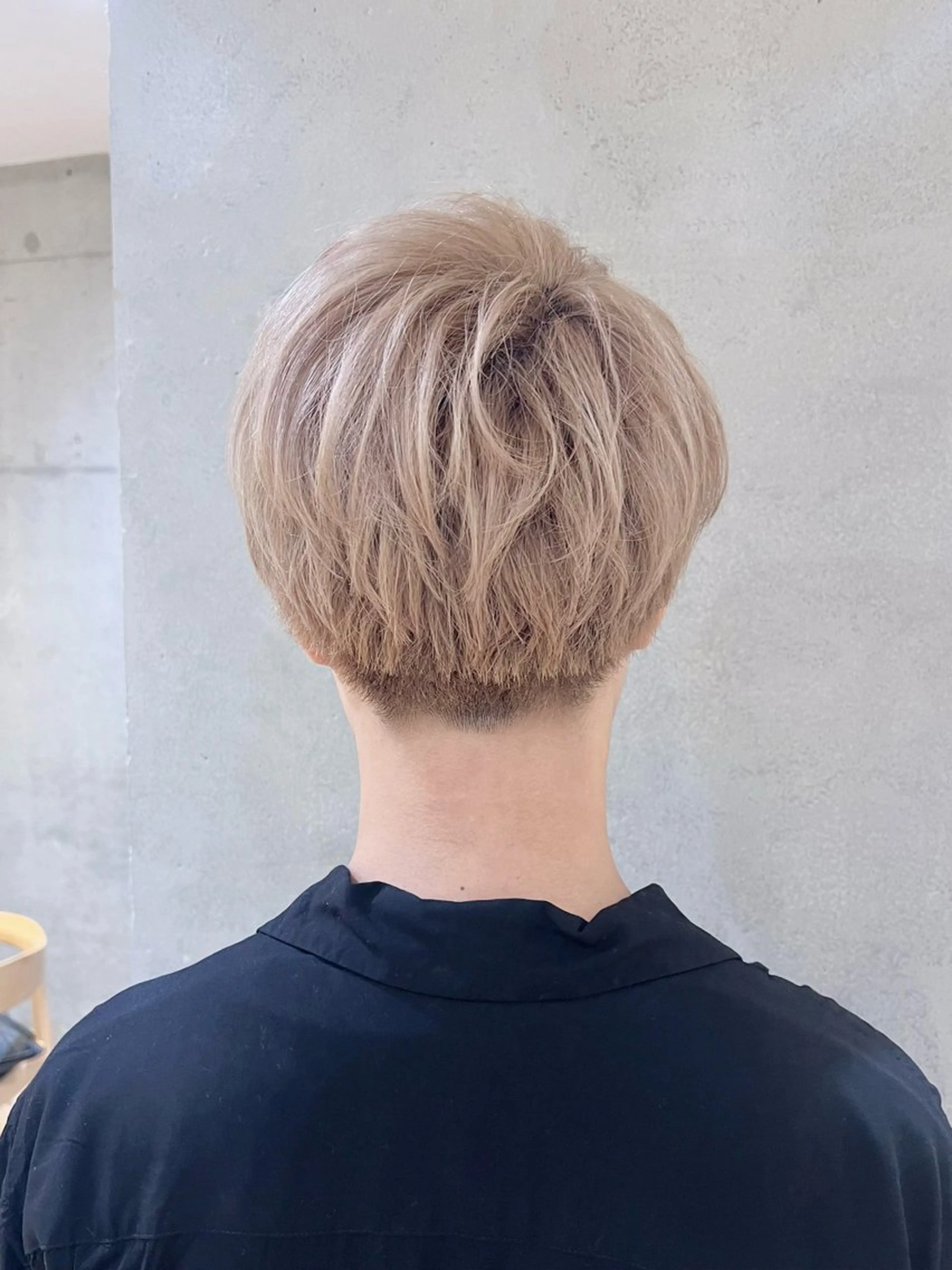 メンズ Say.石川葵 ショートボブ前髪のヘアスタイル