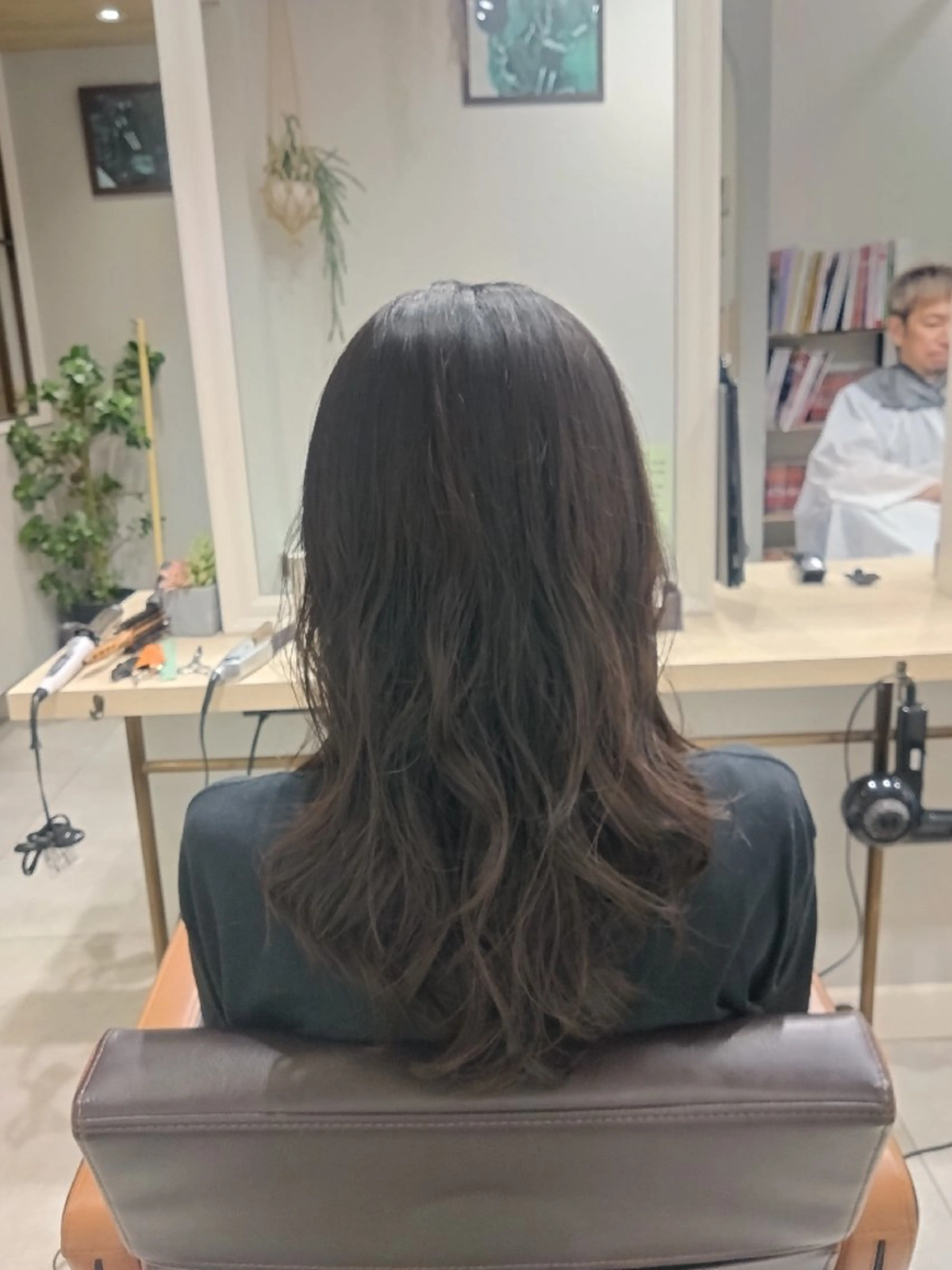 ロング レイヤーカット 中山 樹のヘアスタイル