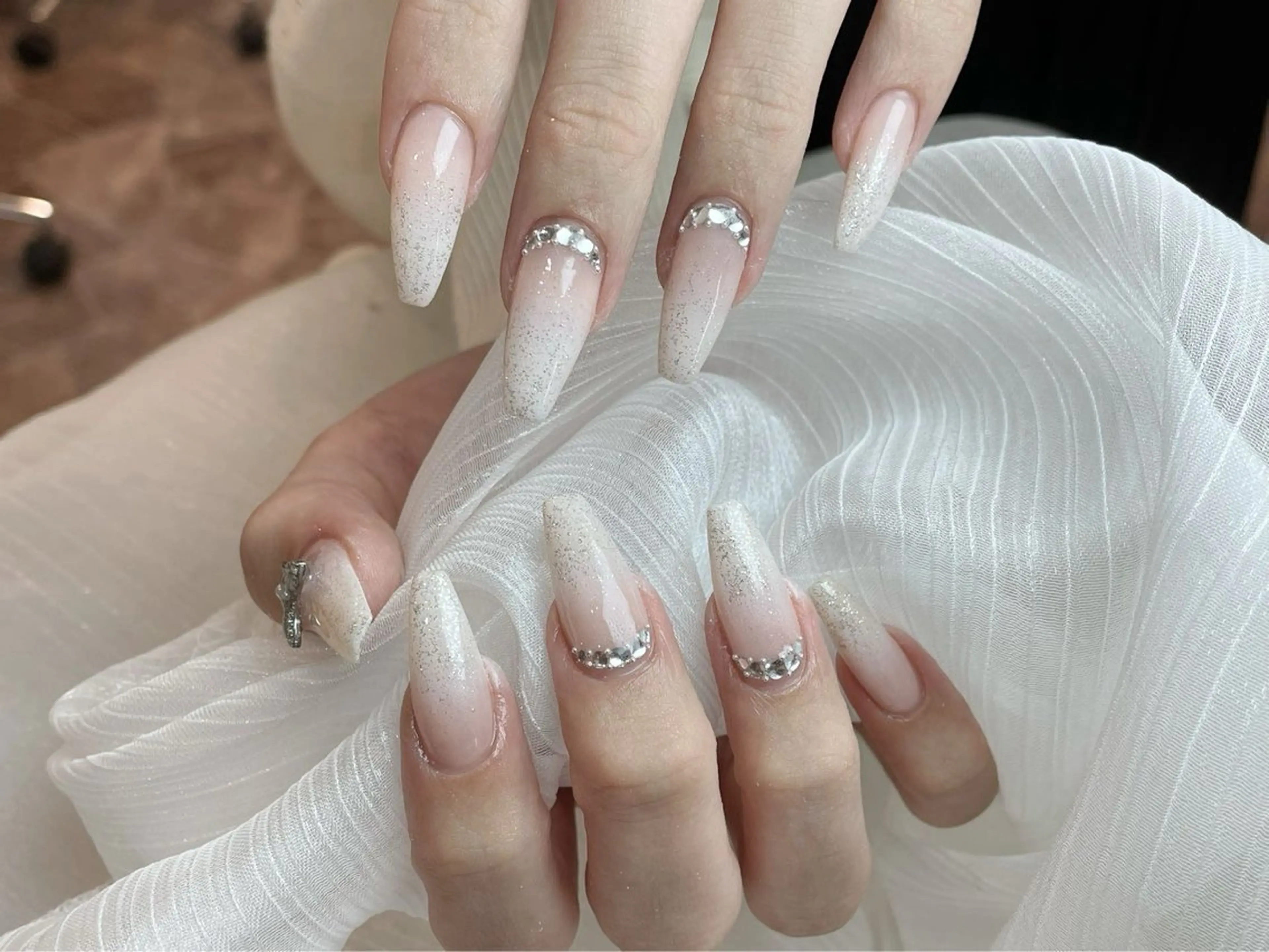 ネイル アートネイル フットネイル ジェルネイル ハート マグネットネイル Babarla Nailのネイルデザイン