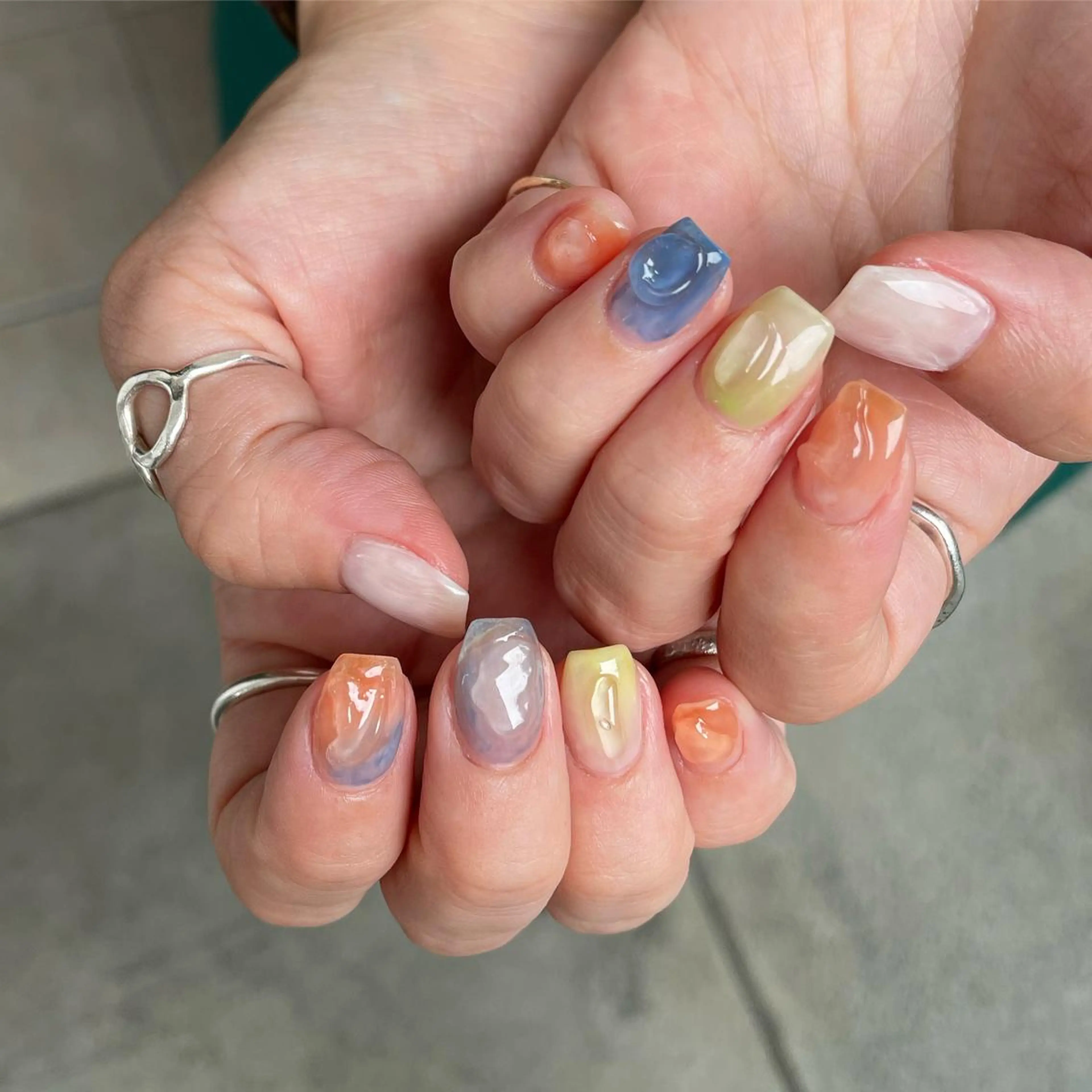 ネイル ハンドネイル Radia bykaonailsのネイルデザイン