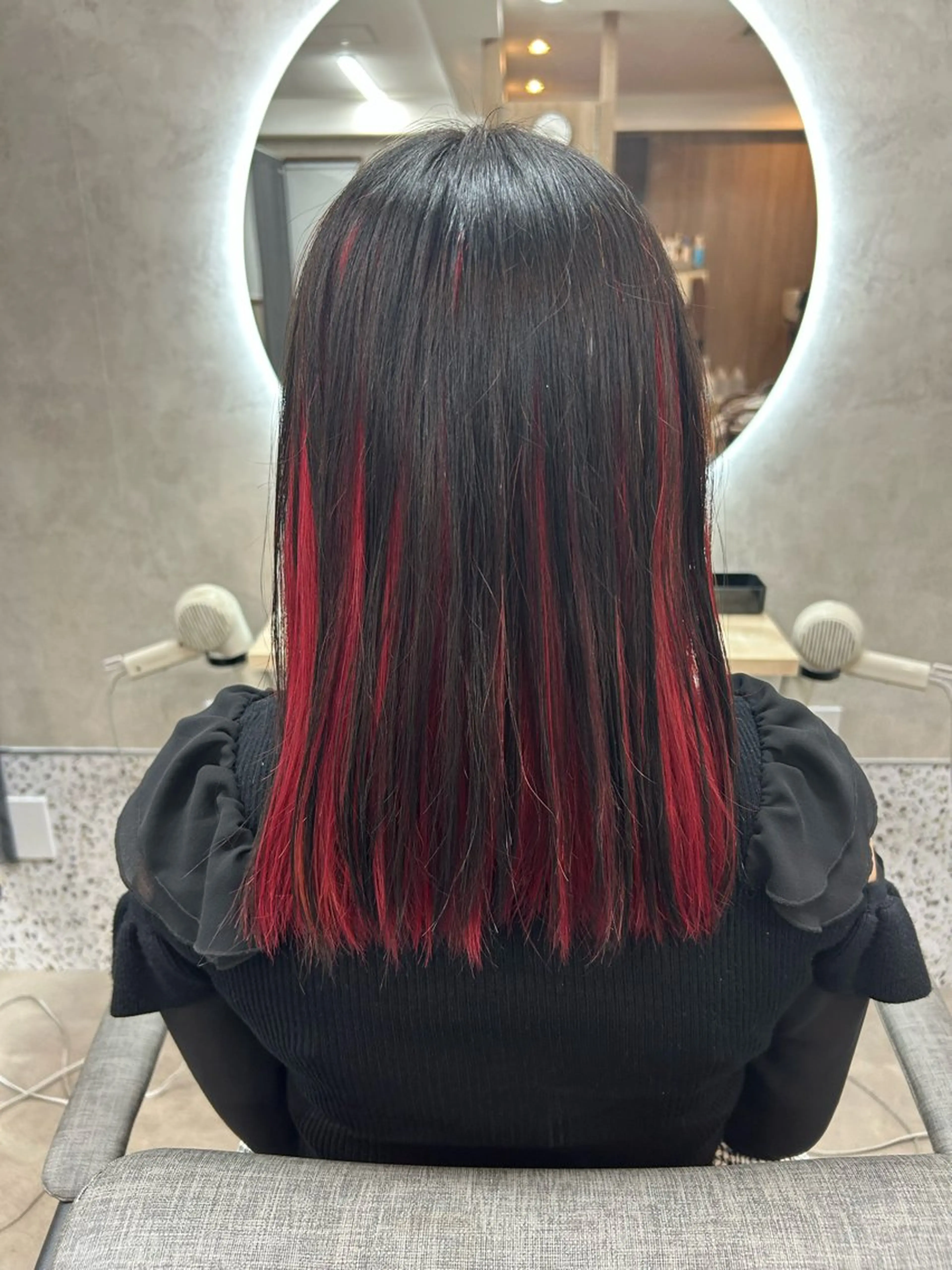 ミディアム カラー TELAHAIR 鎌取店所属・磯田 拳のヘアスタイル