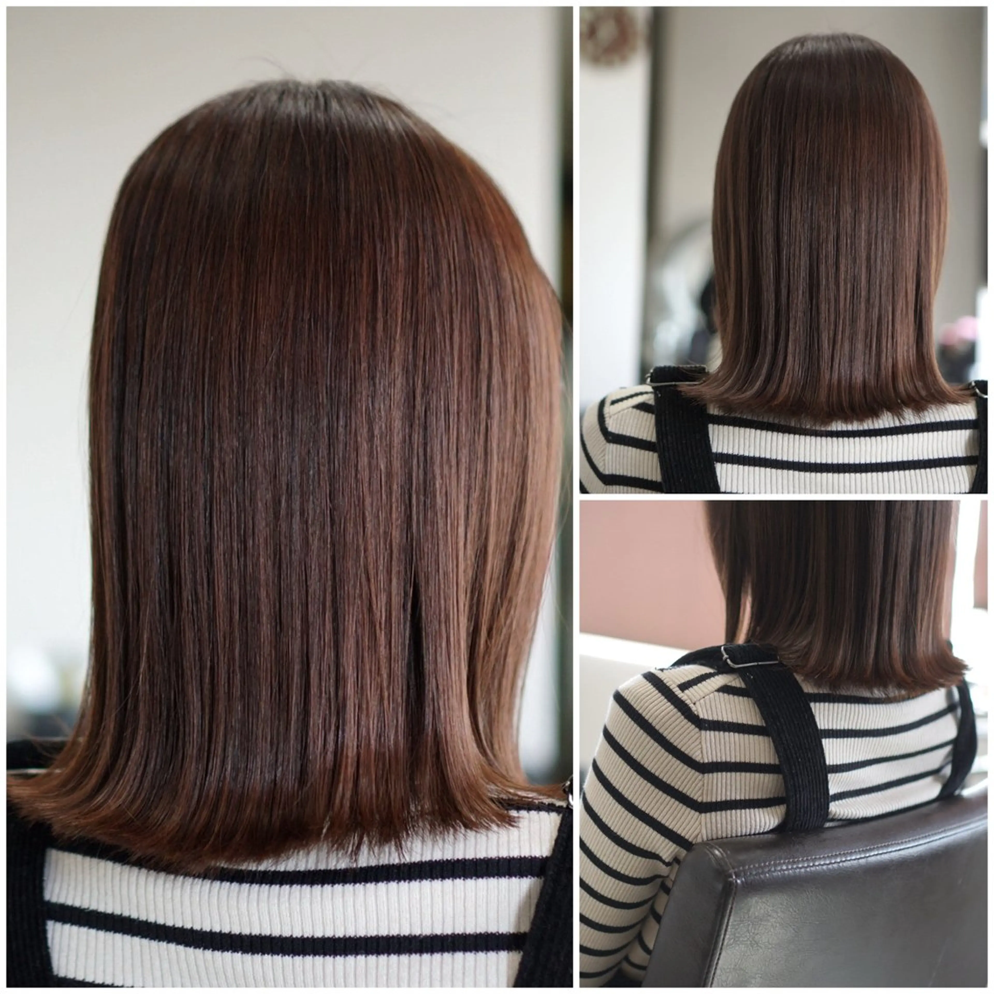 ミディアム カット ヘアカラー トリートメント 中島 剛のヘアスタイル