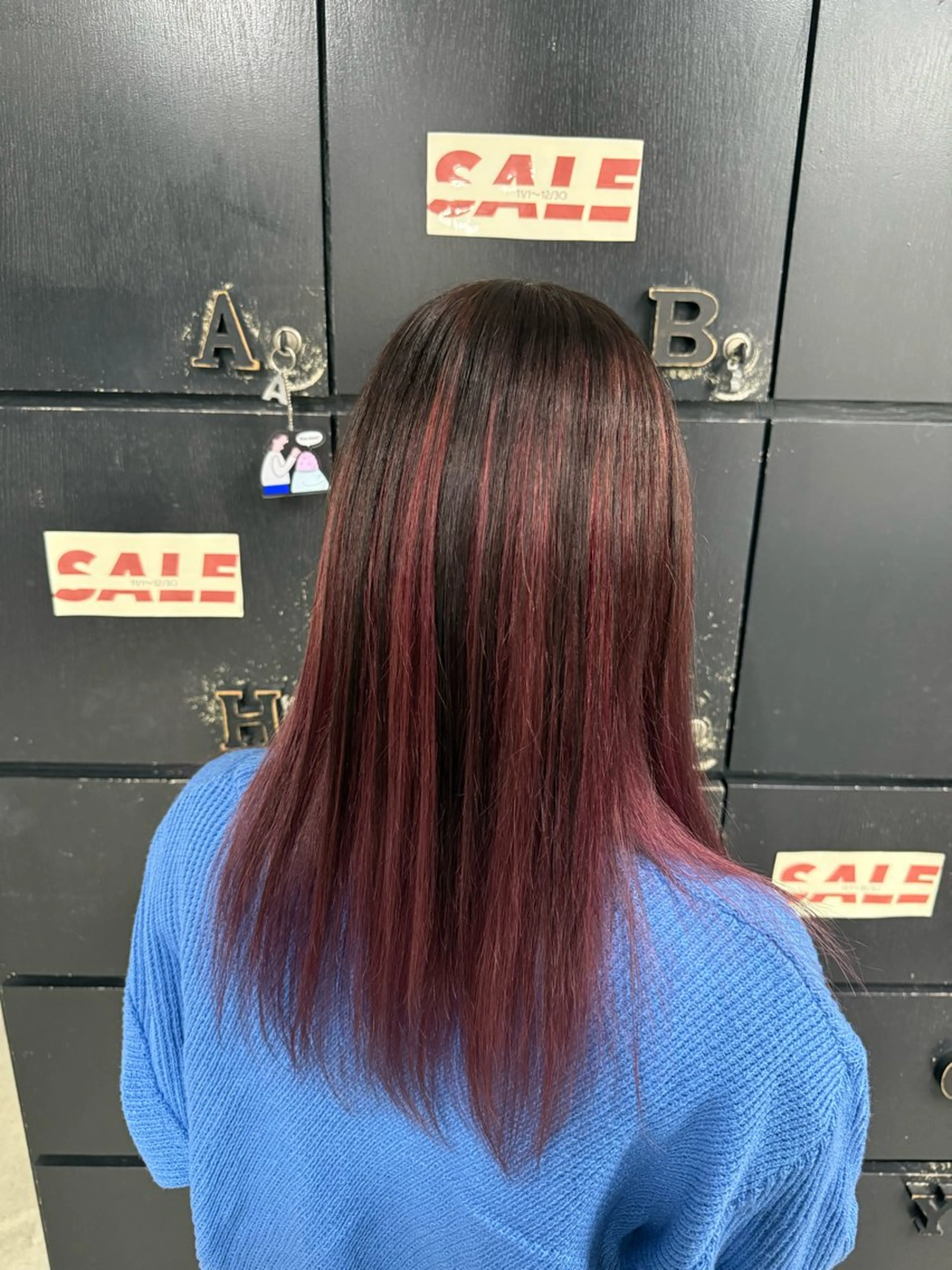 セミロング ブリーチリタッチ モデル募集/愛紗のヘアスタイル