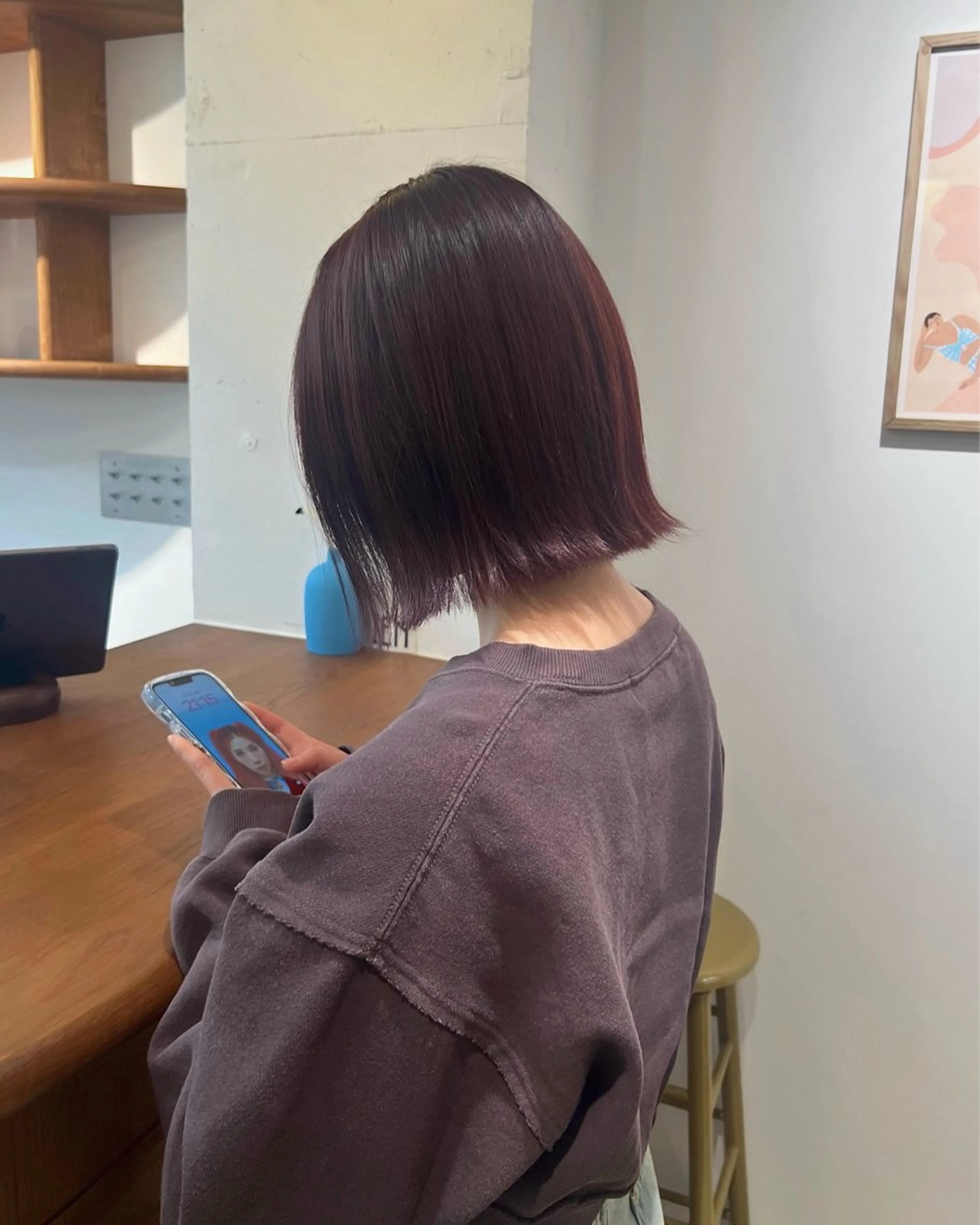 ミディアム カラー ☑️aiko【艶 カラー・ショート募】のヘアスタイル