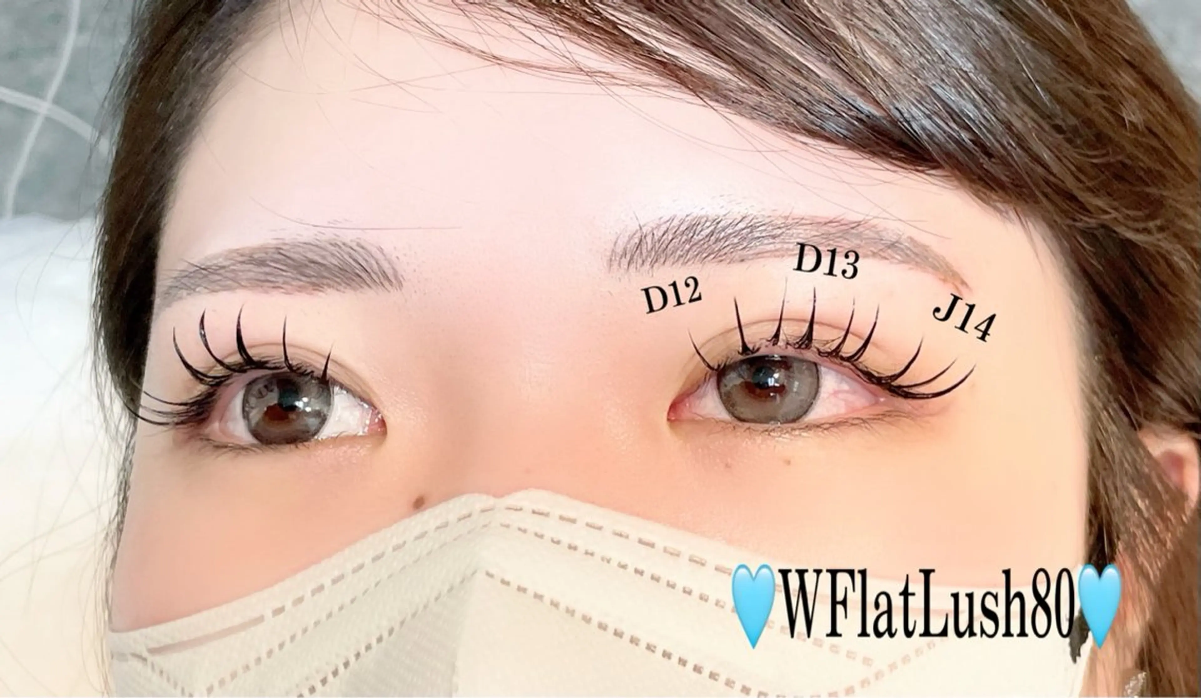 マツエク・マツパ フラットラッシュ マツエク EYENA eyelash所属・♥TUMUGI ♥パリエクのマツエク・マツパデザイン