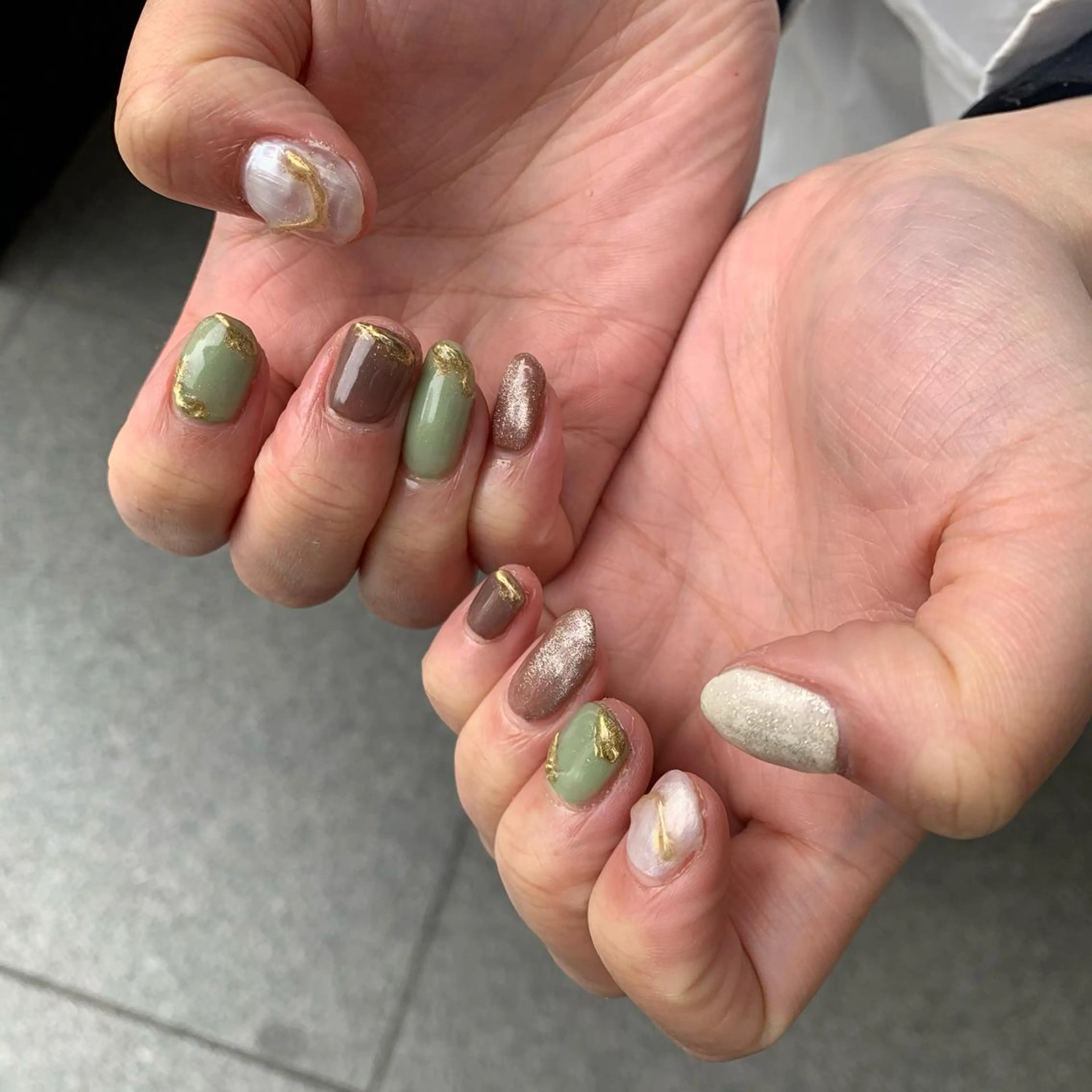 ネイル 春ネイル ハンドネイル 艶髪／クロスパーマ ♡Tsuzumiのその他イメージ