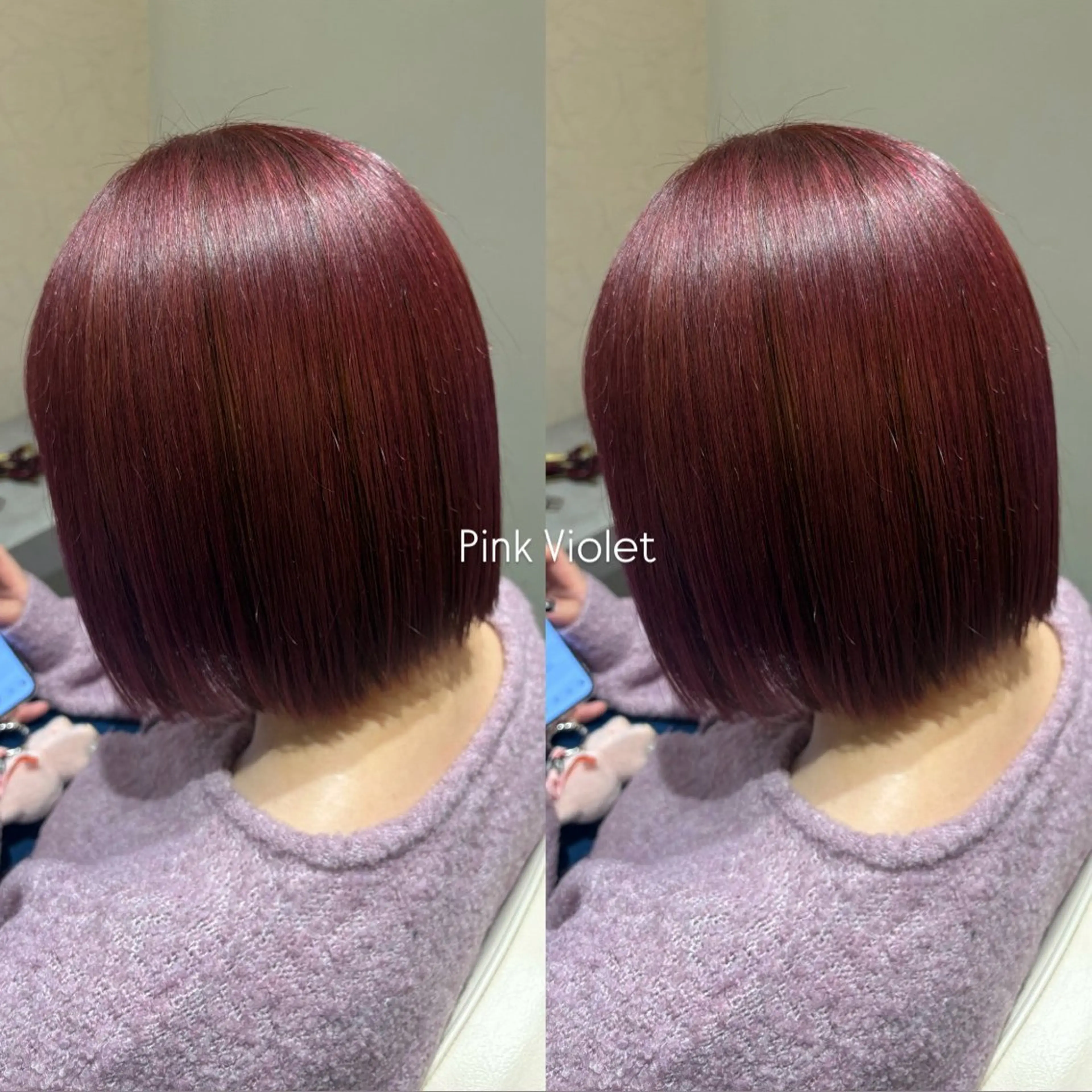 ショート カラー ヘアカラー トリートメント Amas ⌇みくのヘアスタイル