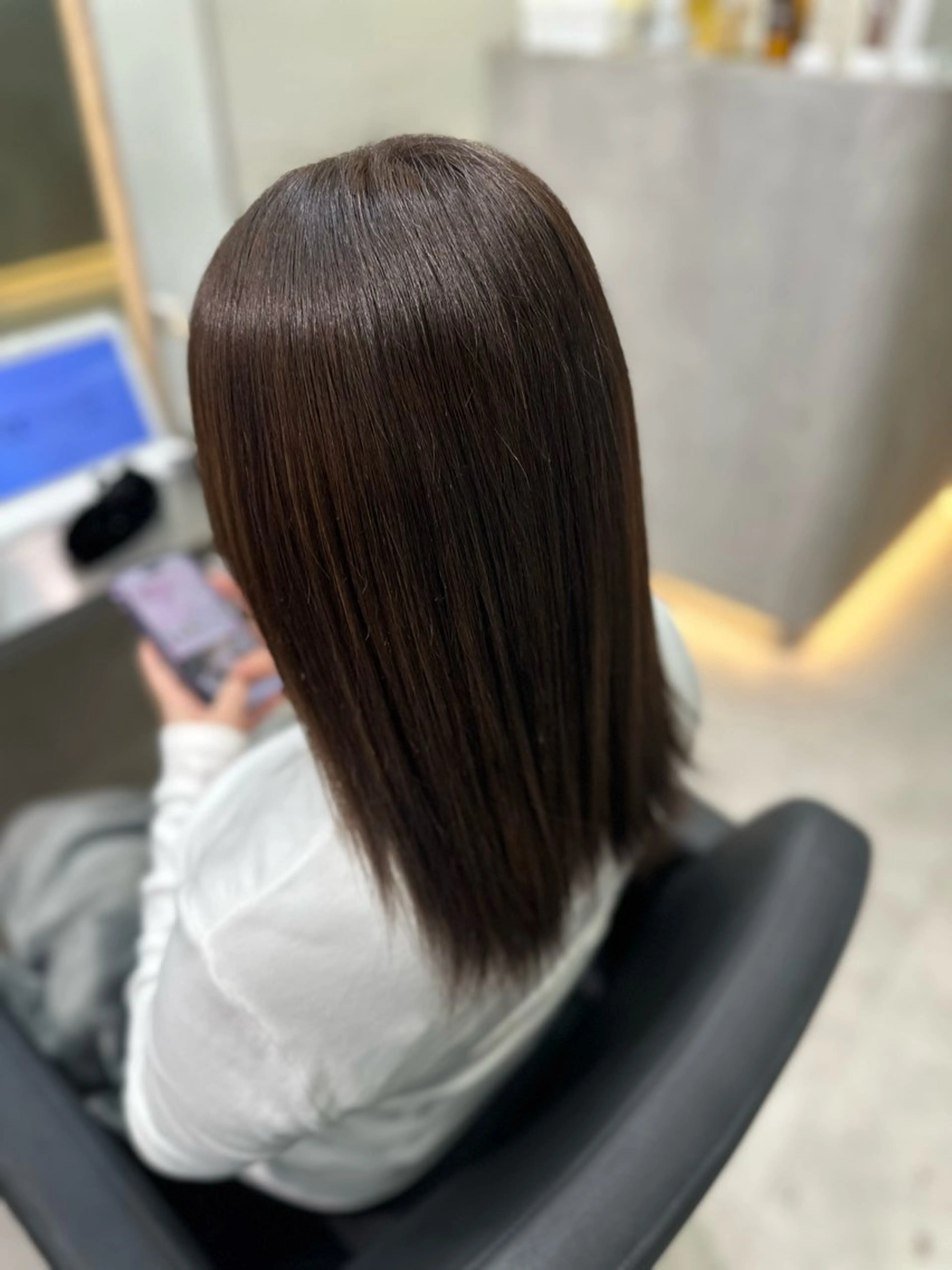 カラー ヘアカラー 濵﨑 颯七のヘアスタイル