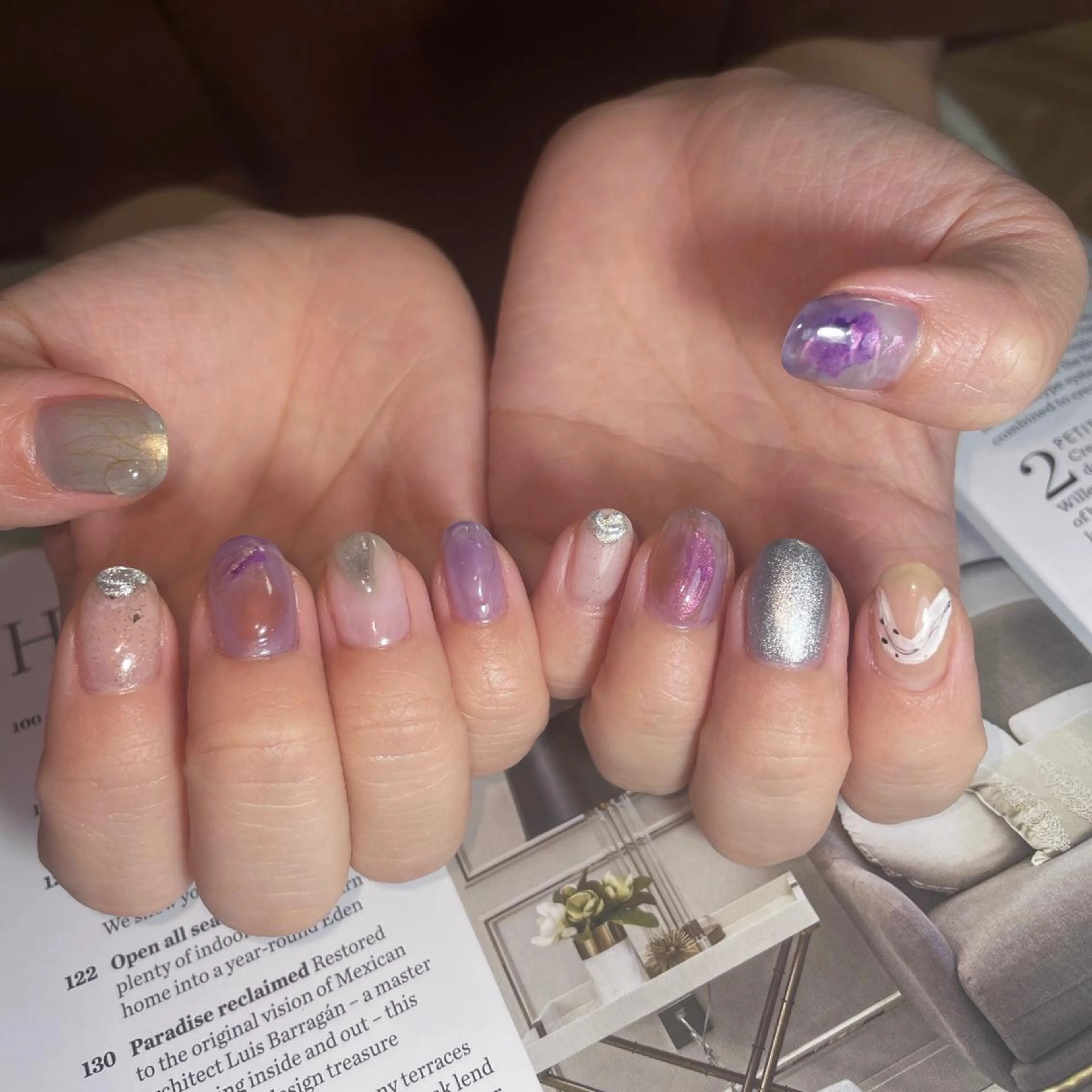 ネイル ニュアンスネイル Lofinails ちひろのネイルデザイン