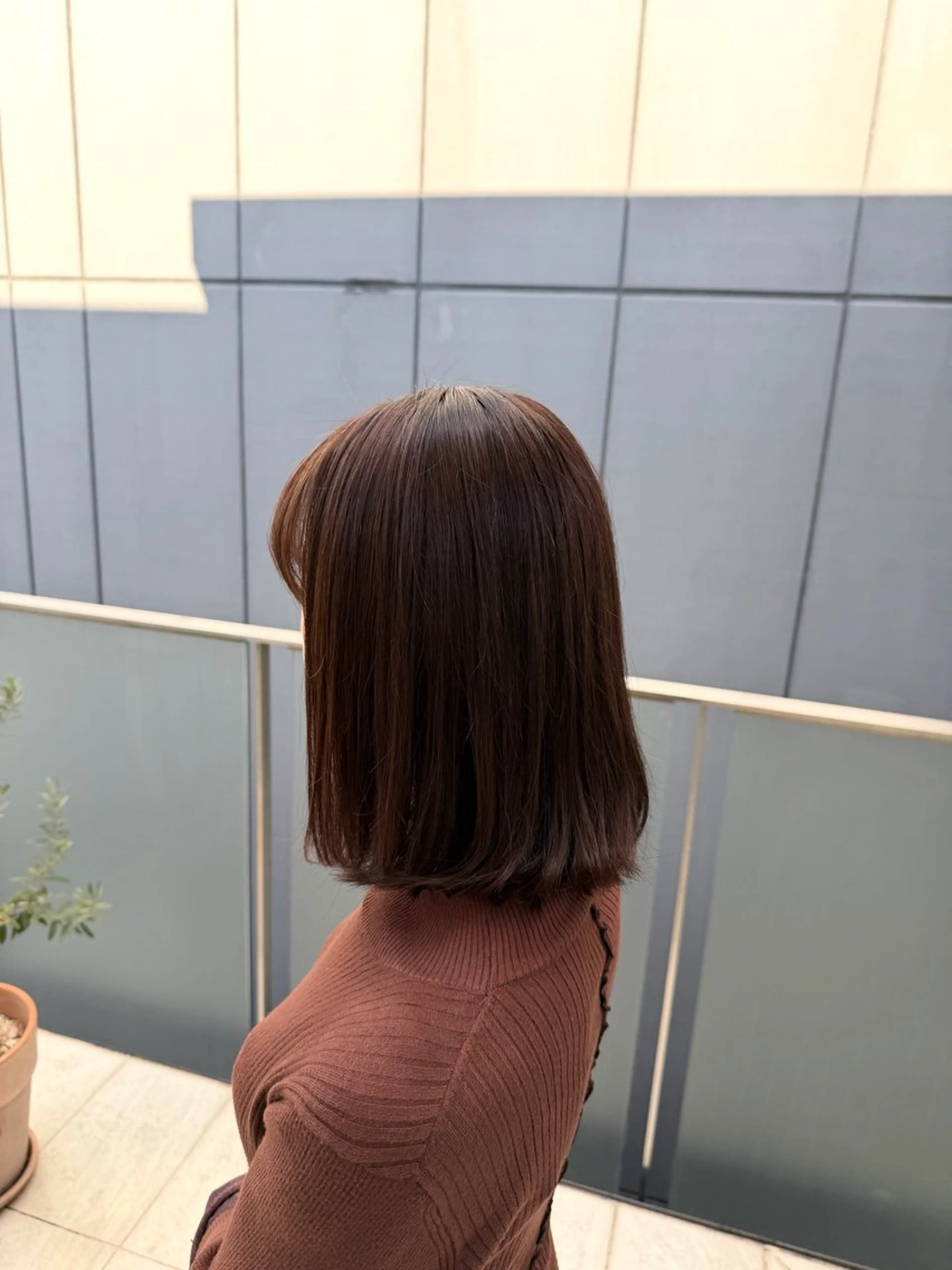 ミディアム カラー カラーモデル/ 銀座/はづきのヘアスタイル