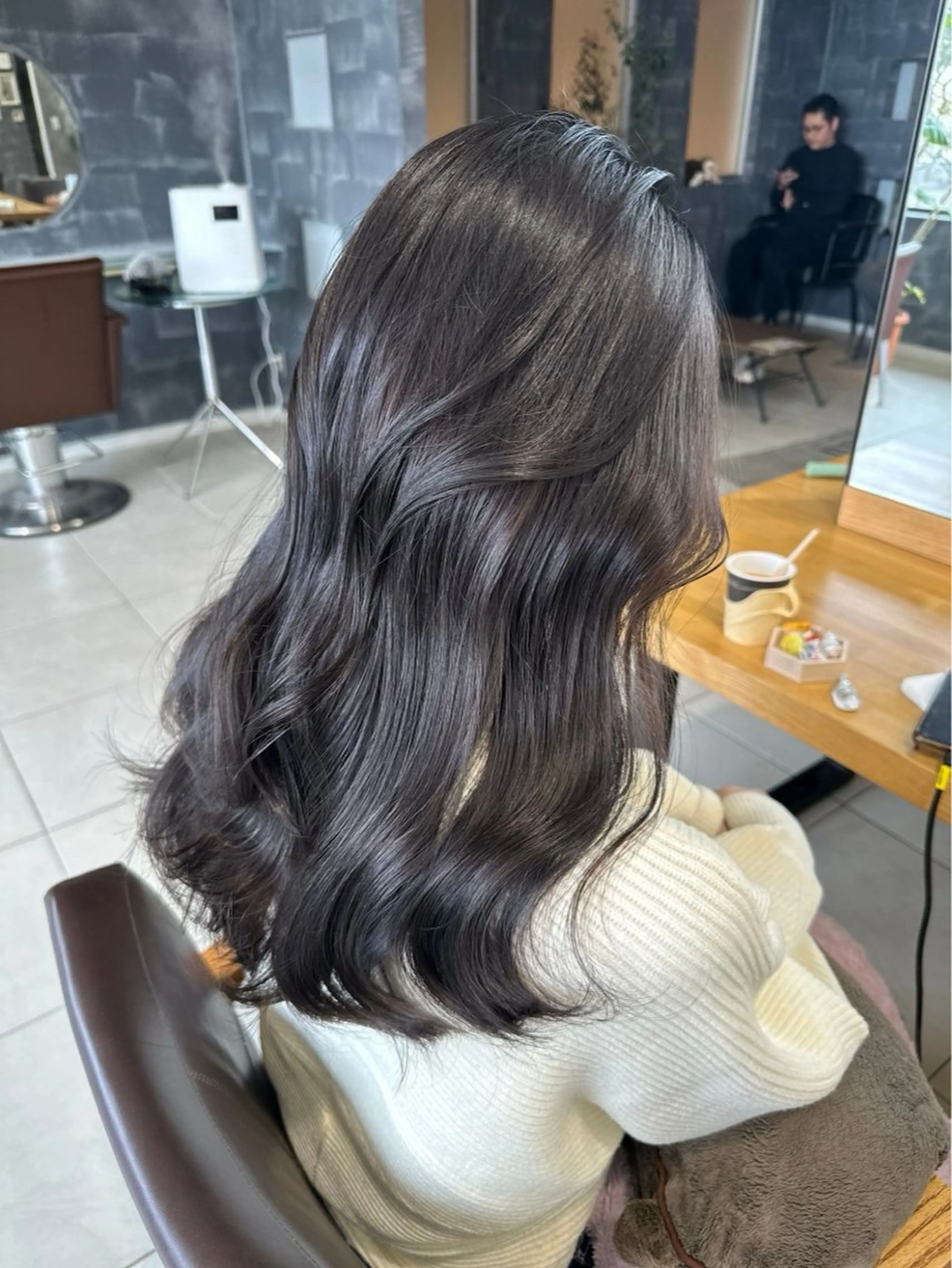 ロング カラー ヘアカラー こじま りおのヘアスタイル