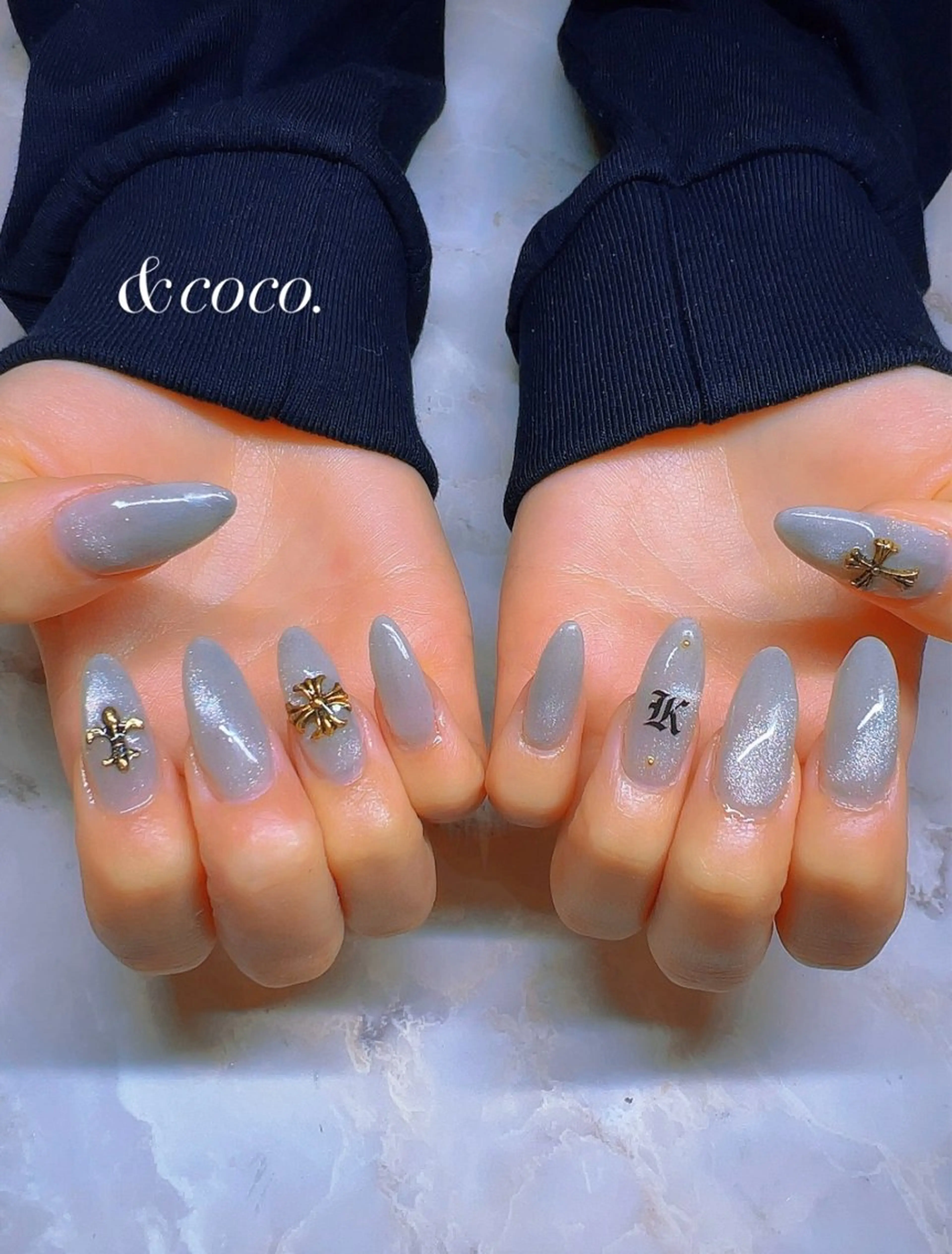 ネイル 長さ出し ハンドネイル ＆coco.所属・＆ coco.のネイルデザイン