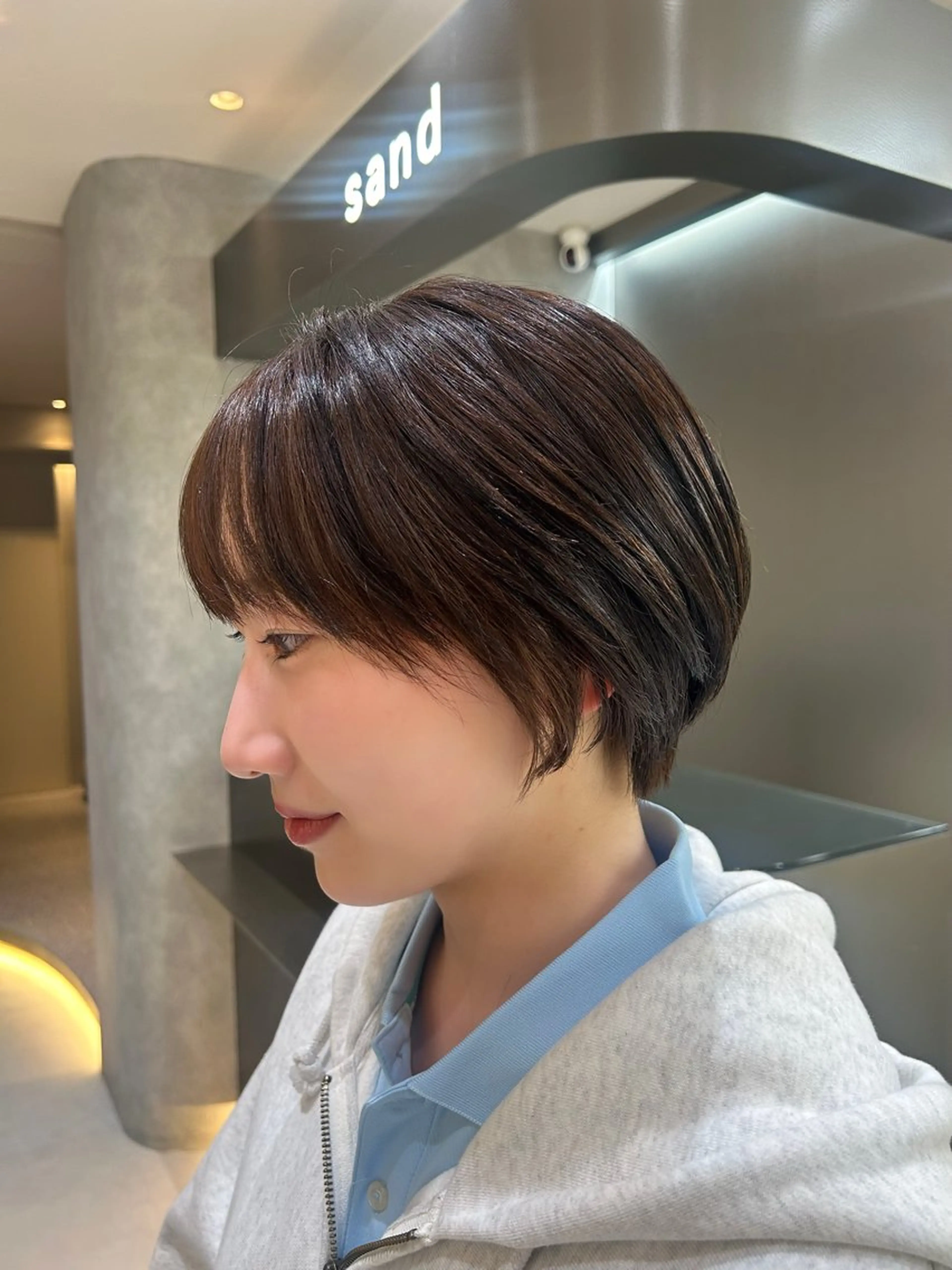 ショート ショートヘア 表参道美容師ゆいか ♡ミディアムレイヤーのヘアスタイル