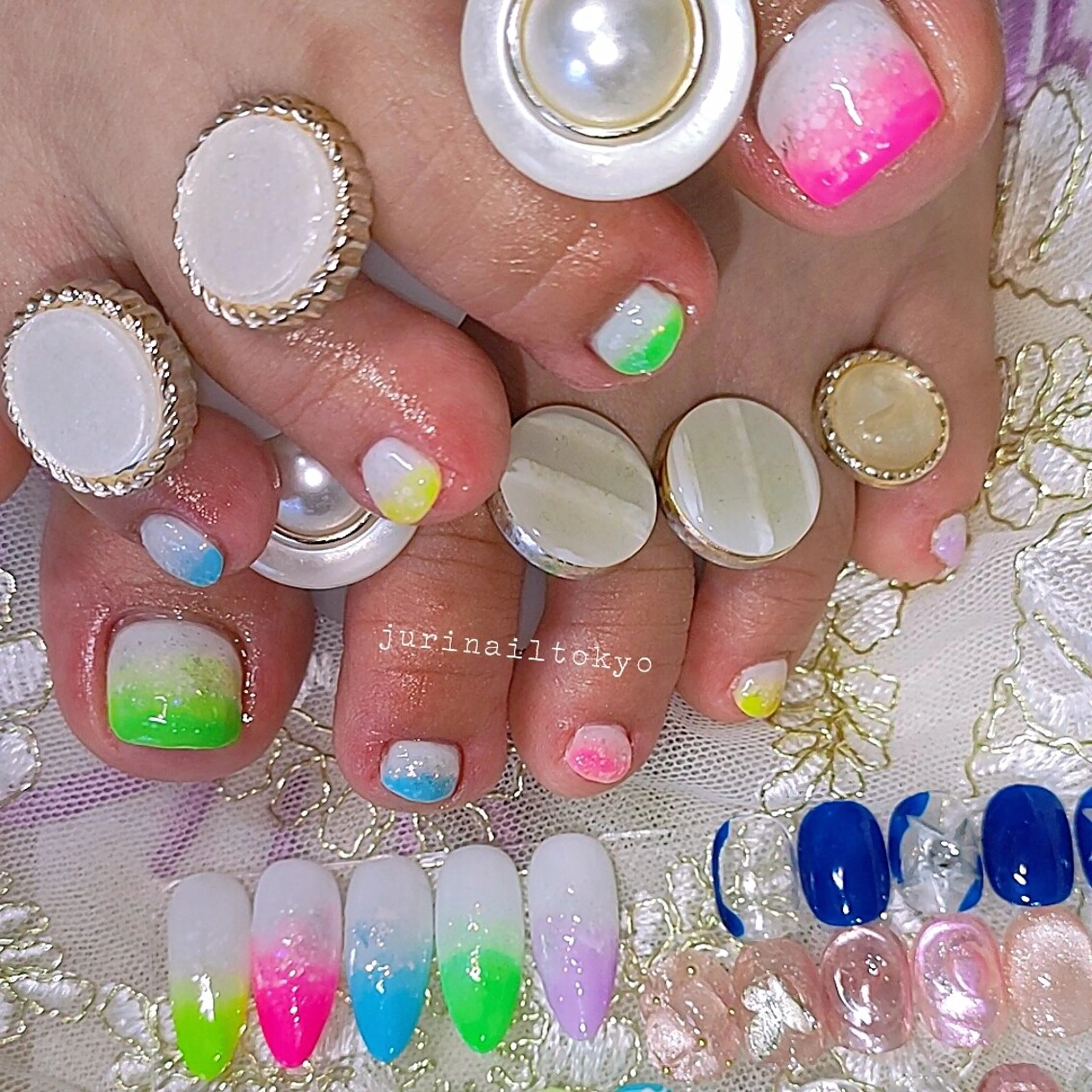 ネイル フットネイル jurinailtokyo所属・jurinail tokyoのネイルデザイン