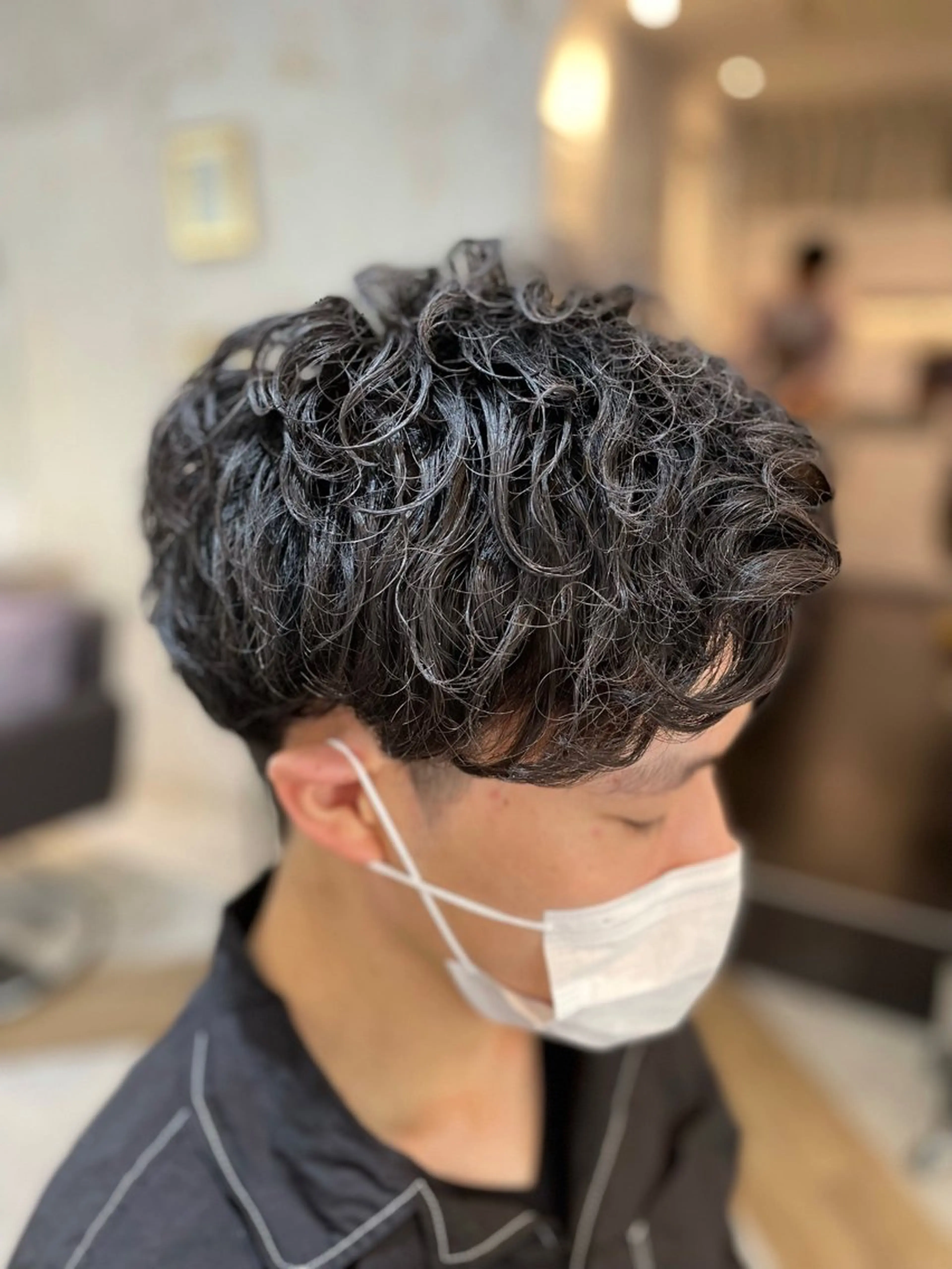 骨格似合わせショートカット＋前処理トリートメント付き低アルカリコスメパーマの写真
