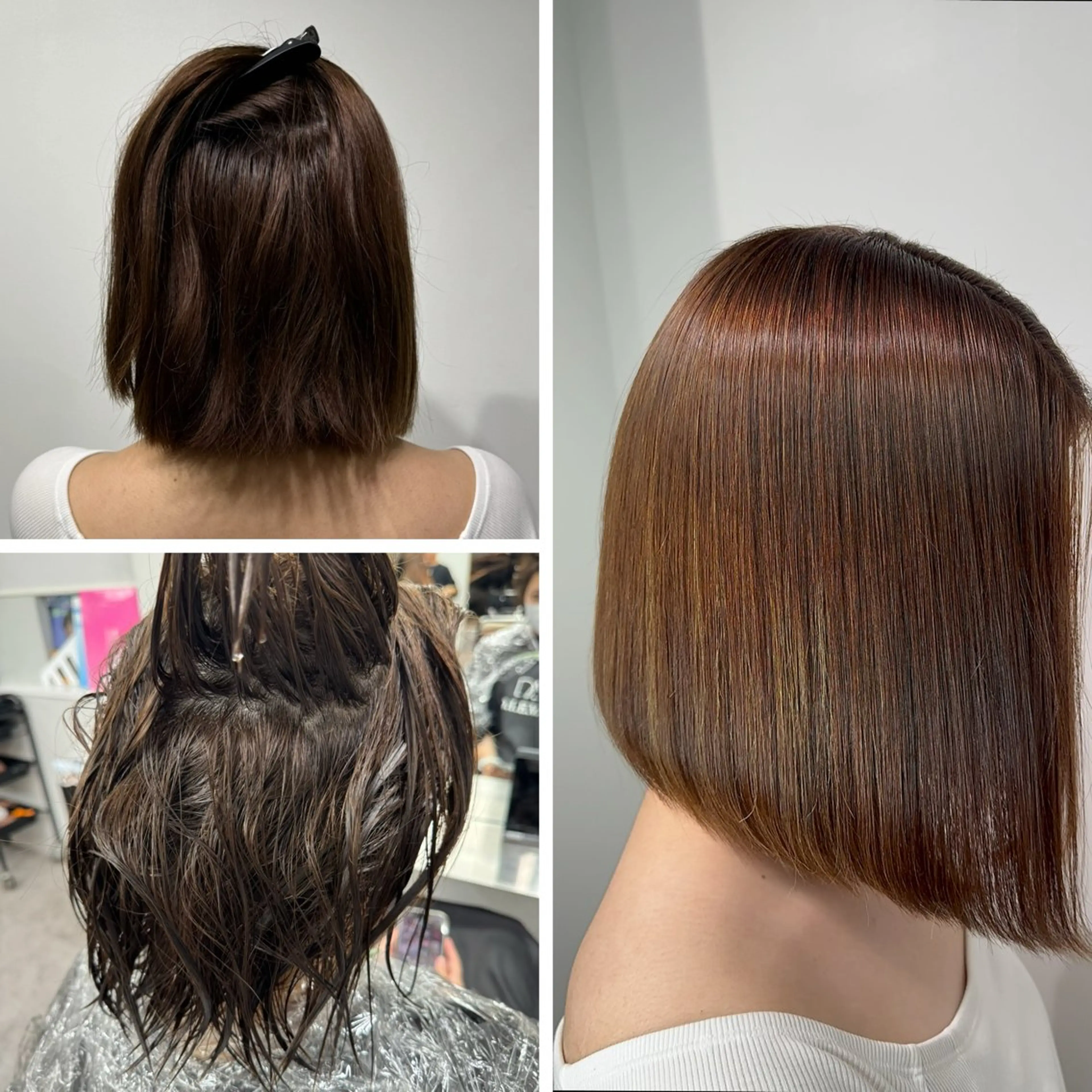美髪矯正＋2STEP表面補修トリートメントの写真