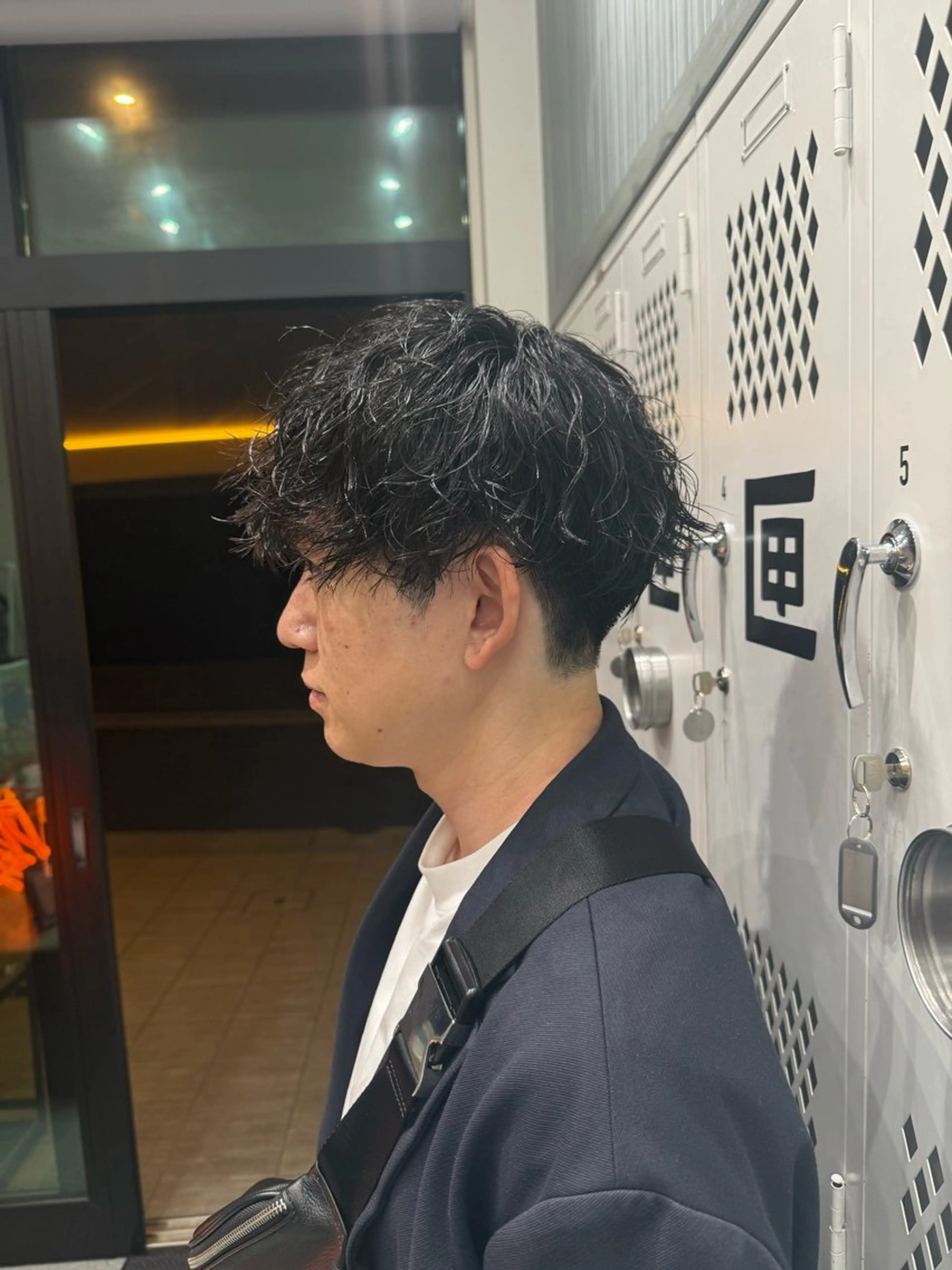 パーマ メンズ カット パーマ トリートメント 当日予約⭕️ fifth渋谷太田のヘアスタイル