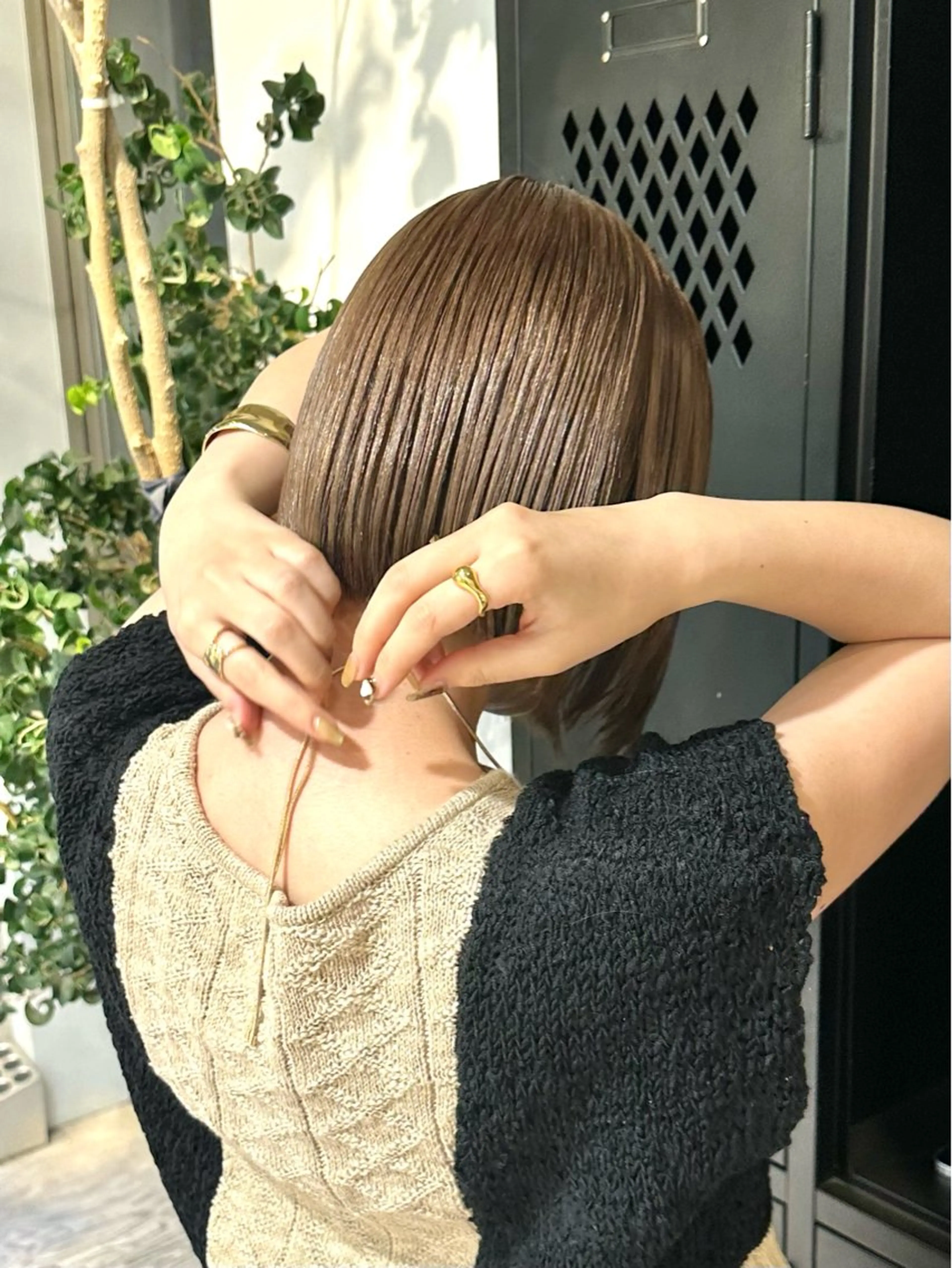 ショート カット ヘアカラー トリートメント ササキ カズマのヘアスタイル